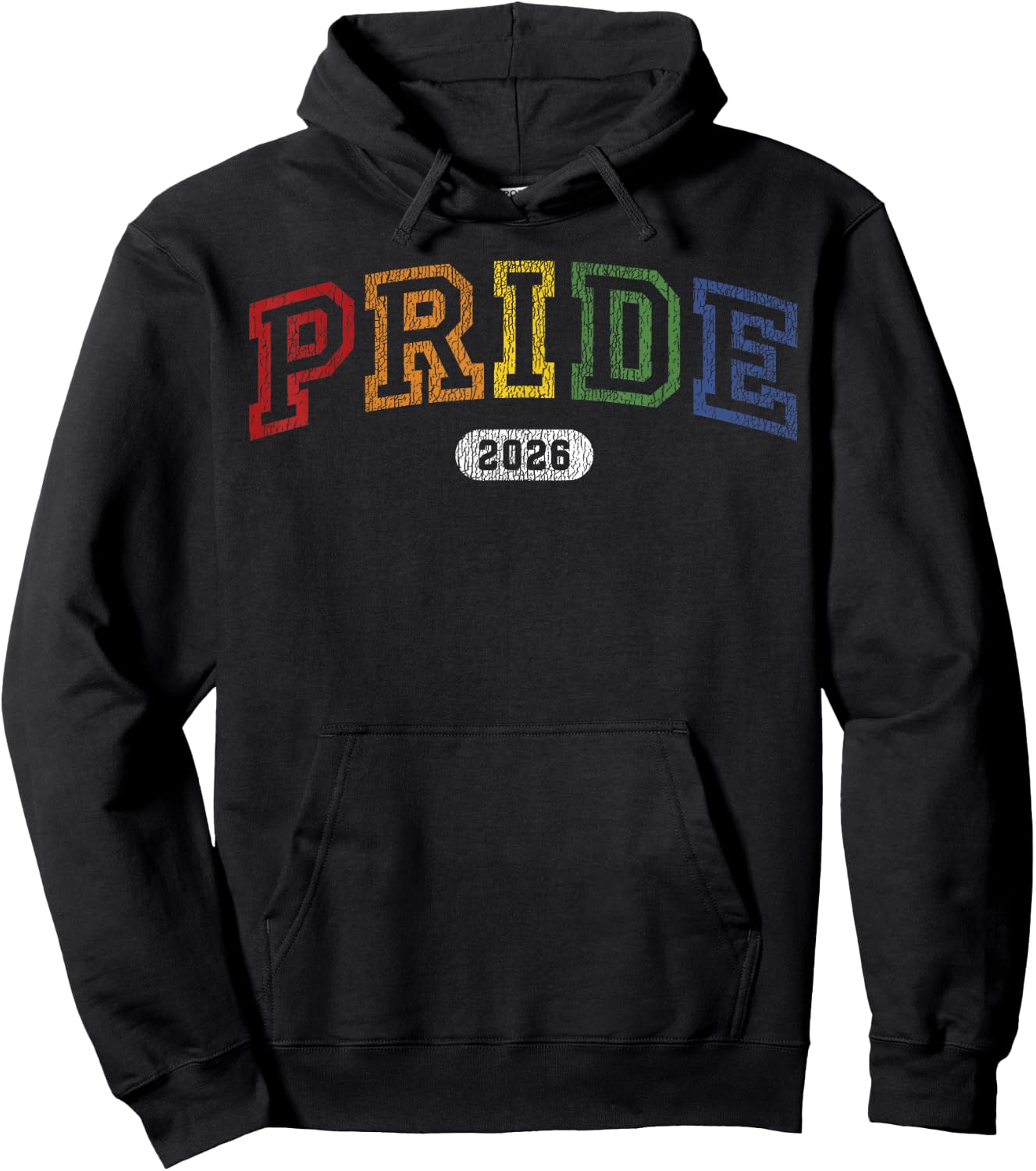 Gay Pride 2026 LGBT Pride Month Rainbow Celebration Hoodie - Hoodie | Black