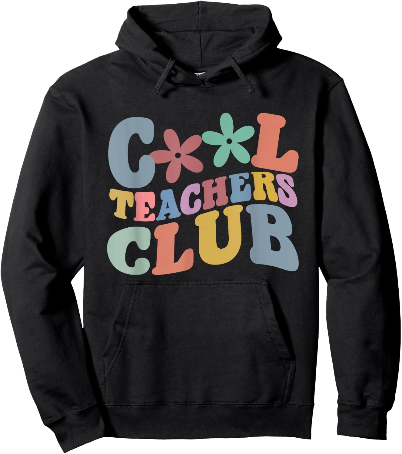 Funny Cool Teacher Club Shirt - Men's Adults Black X-Small Modern Club Collar Short Sleeve Hoodie - Hoodie | Black