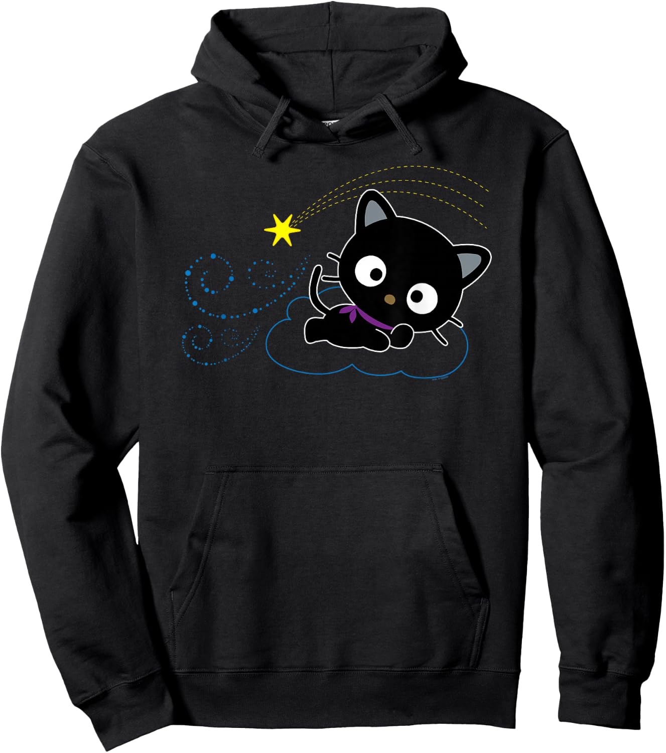 Chococat Shooting Star Hoodie - Hoodie | Black