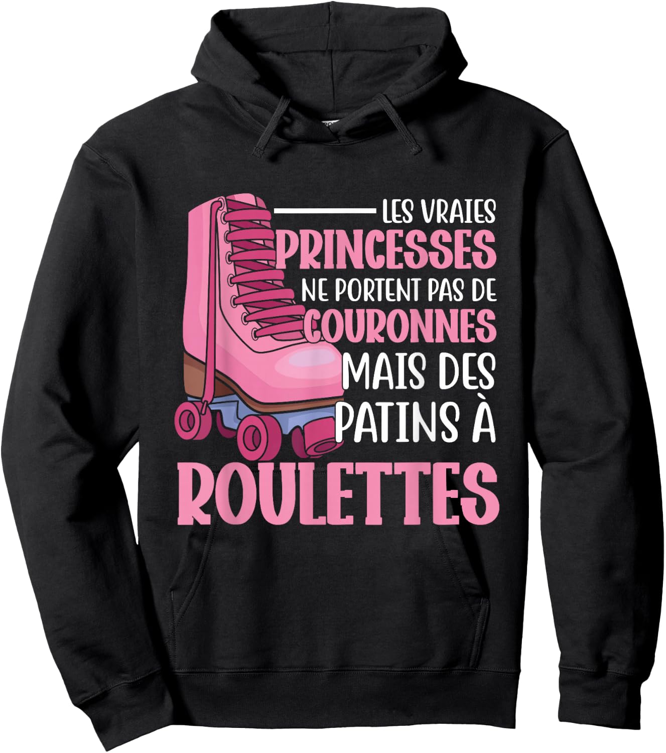 Roller Skates Rollerskating Rollerskate Roller Skater , Black, S Hoodie - Hoodie | Black