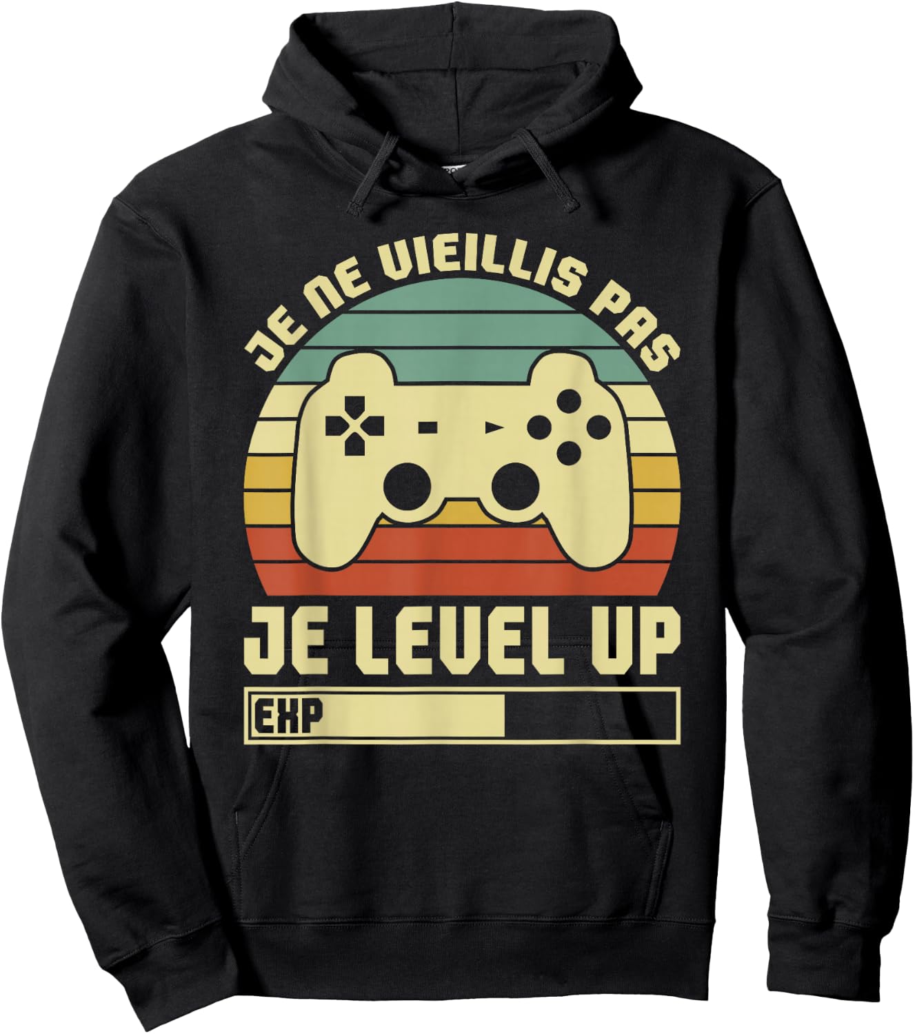 Men Video Games Gamer I'm Not Aged I Level Up , Black, S Hoodie - Hoodie | Black