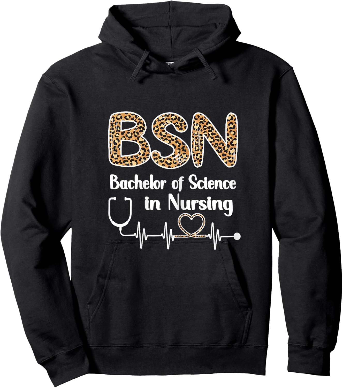 BSN Bachelor Of Science In Nursing Student Graduation Hoodie - Hoodie | Black