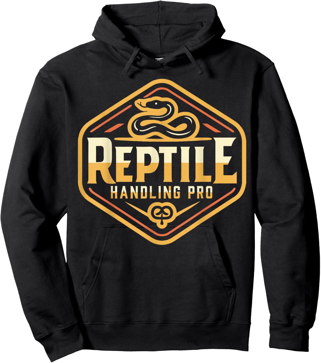 Reptile Handling Pro - Snake Handler - Reptile Hoodie - Hoodie | Black