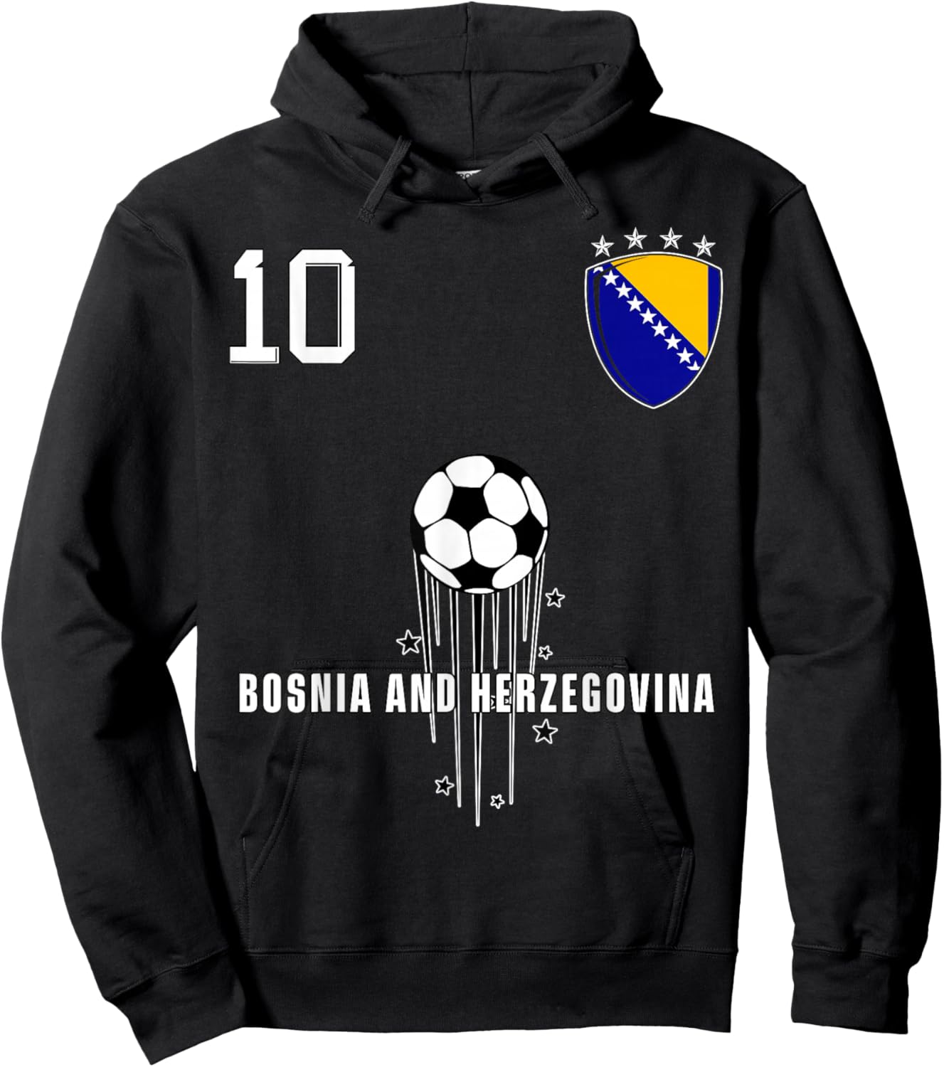 Drapeau de la Bosnie-Herzégovine pour Les Amateurs de fierté bosniaque Hoodie - Hoodie | Black