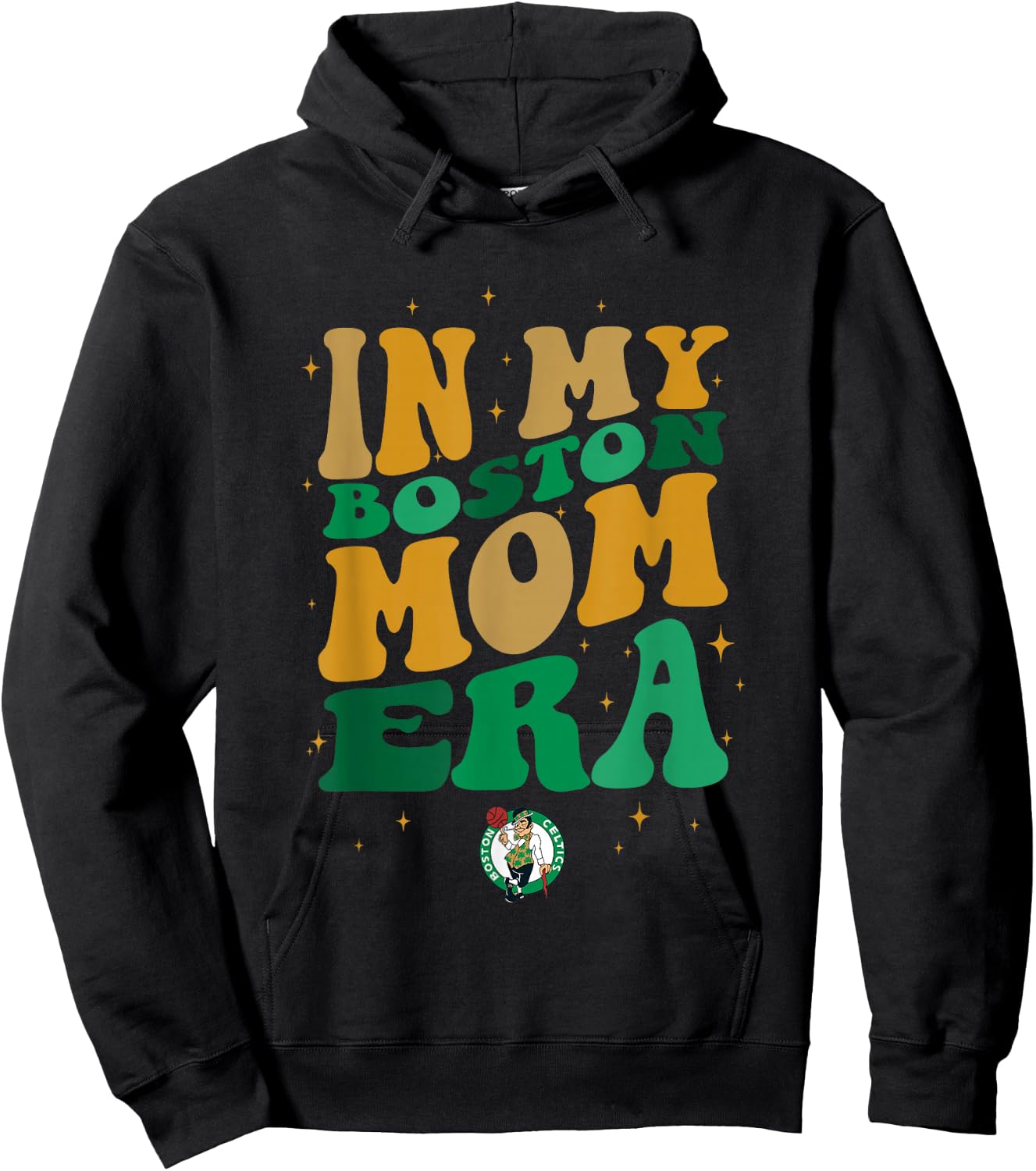 NBA Boston Celtics In My Boston Mom Era Logo Hoodie - Hoodie | Black