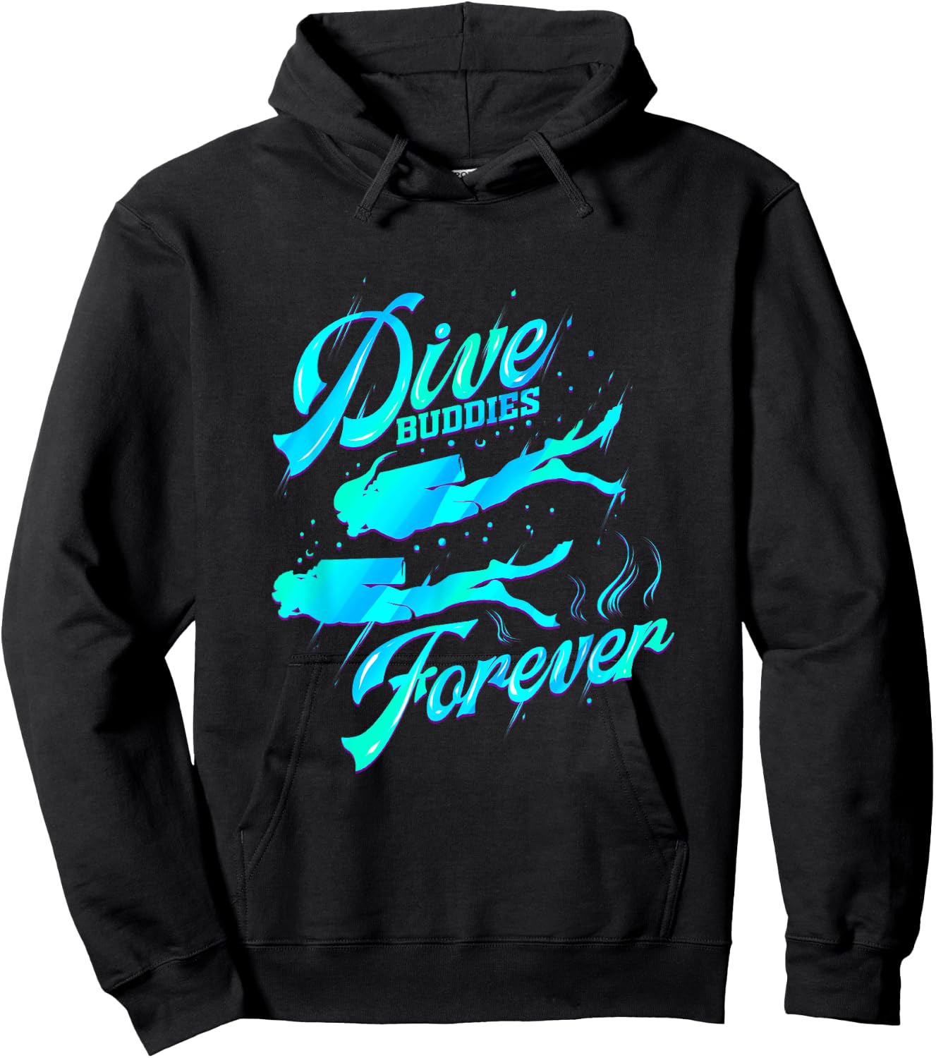 Scuba Dive Buddy for Diver Scuba Diving Buddies Underwater Hoodie - Hoodie | Black