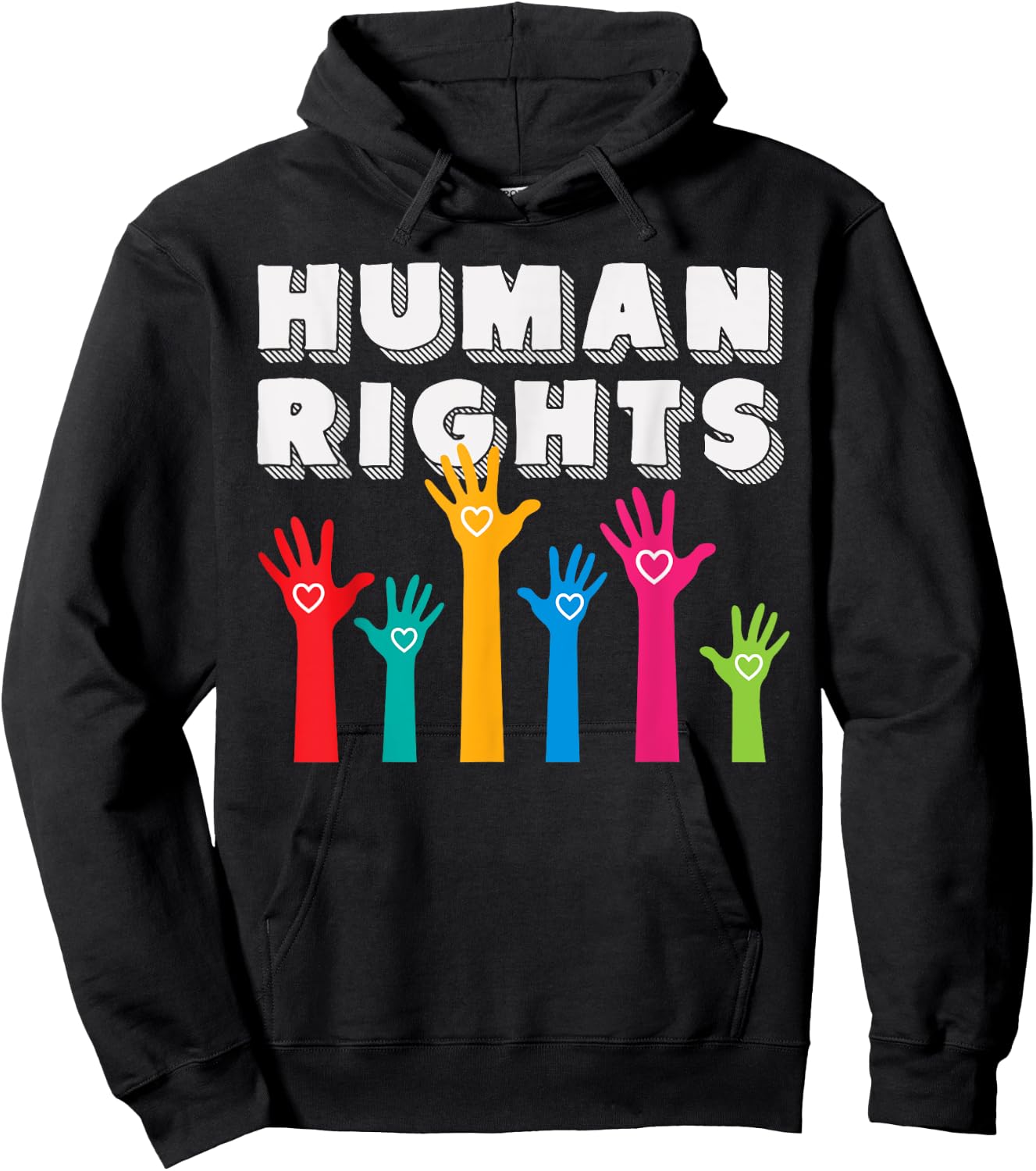 Human Rights Hoodie - Hoodie | Black