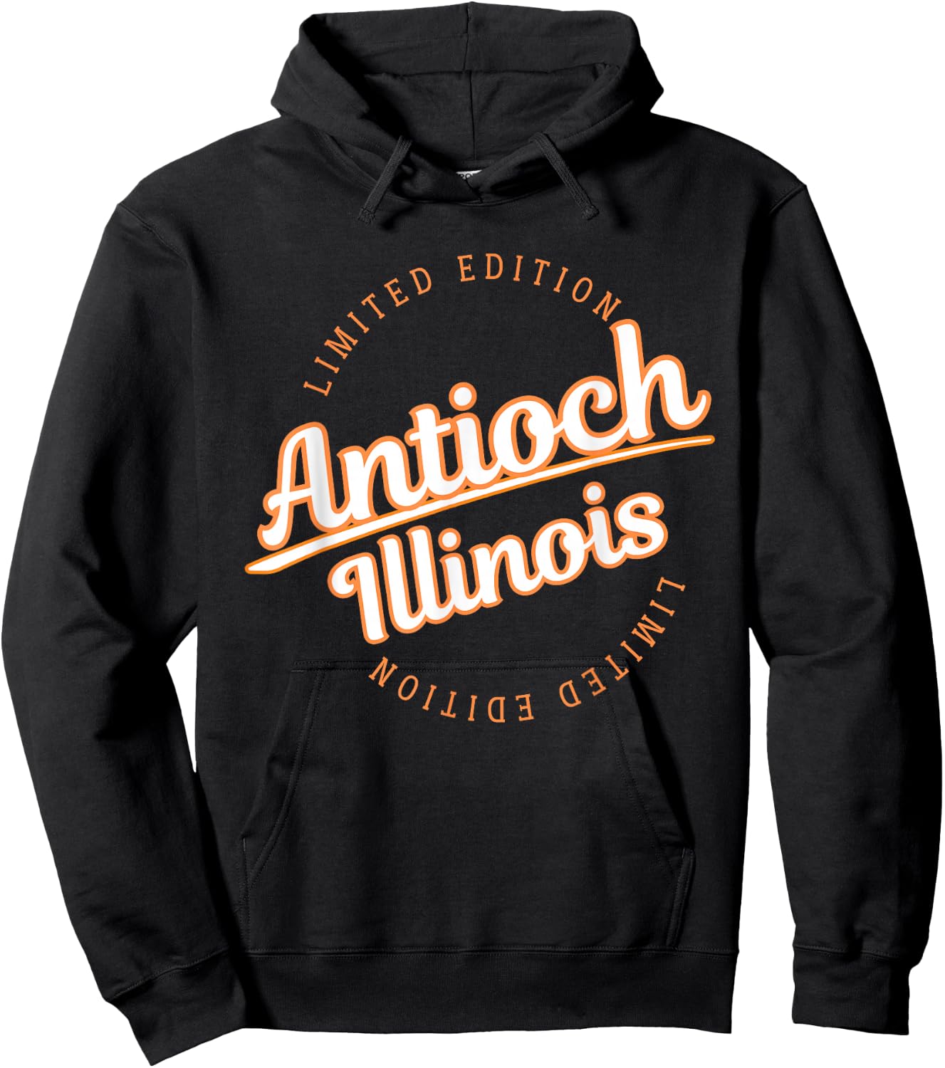 Retro Athletic Antioch IL Apparel Hoodie - Hoodie | Black