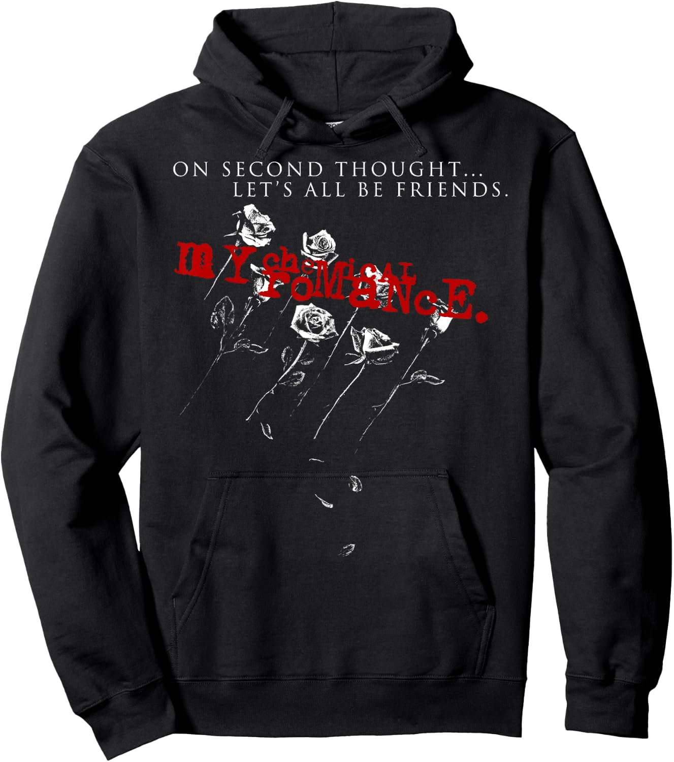 My Chemical Romance Let's All Be Friends , black Hoodie - Hoodie | Black