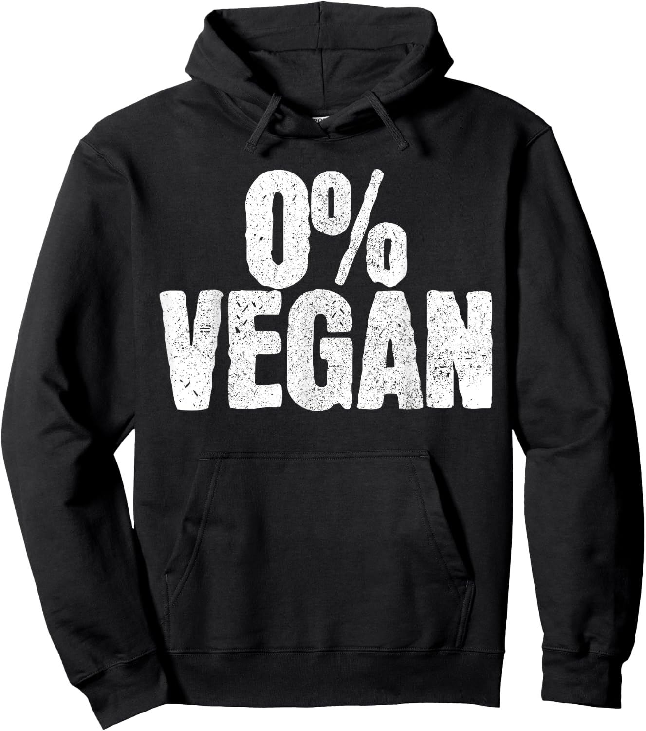 0% Vegan Shirt - Meat Lover Chef BBQ Funny Gift Hoodie - Hoodie | Black