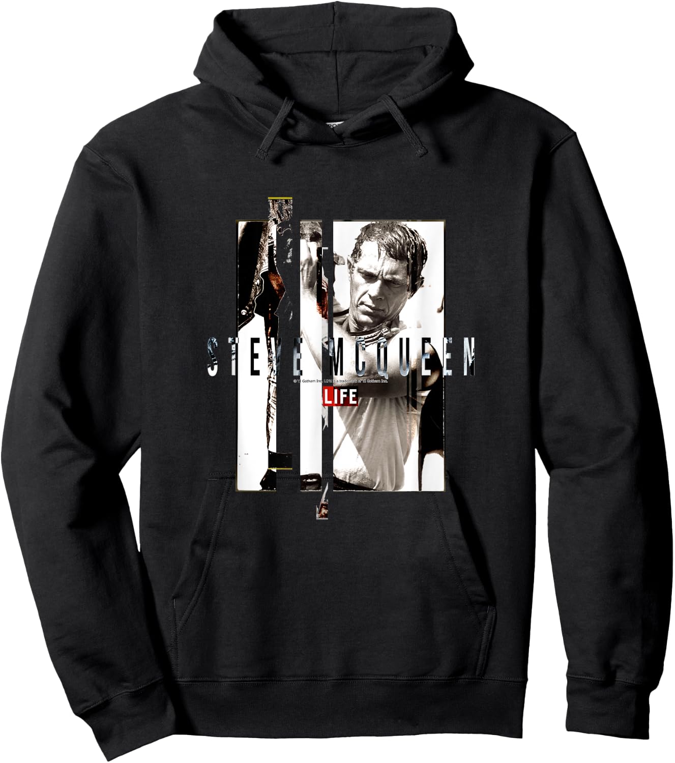 LIFE Bildersammlung _ Steve McQueen 02 Hoodie - Hoodie | Black