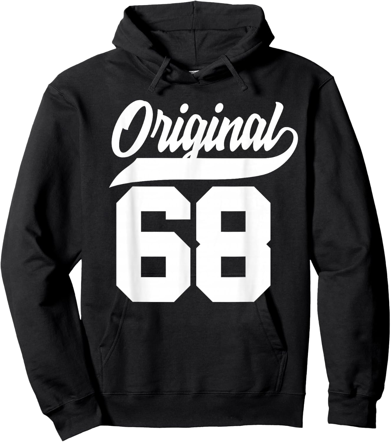 57th Birthday Gift Man Woman Original Vintage 1968 Hoodie - Hoodie | Black