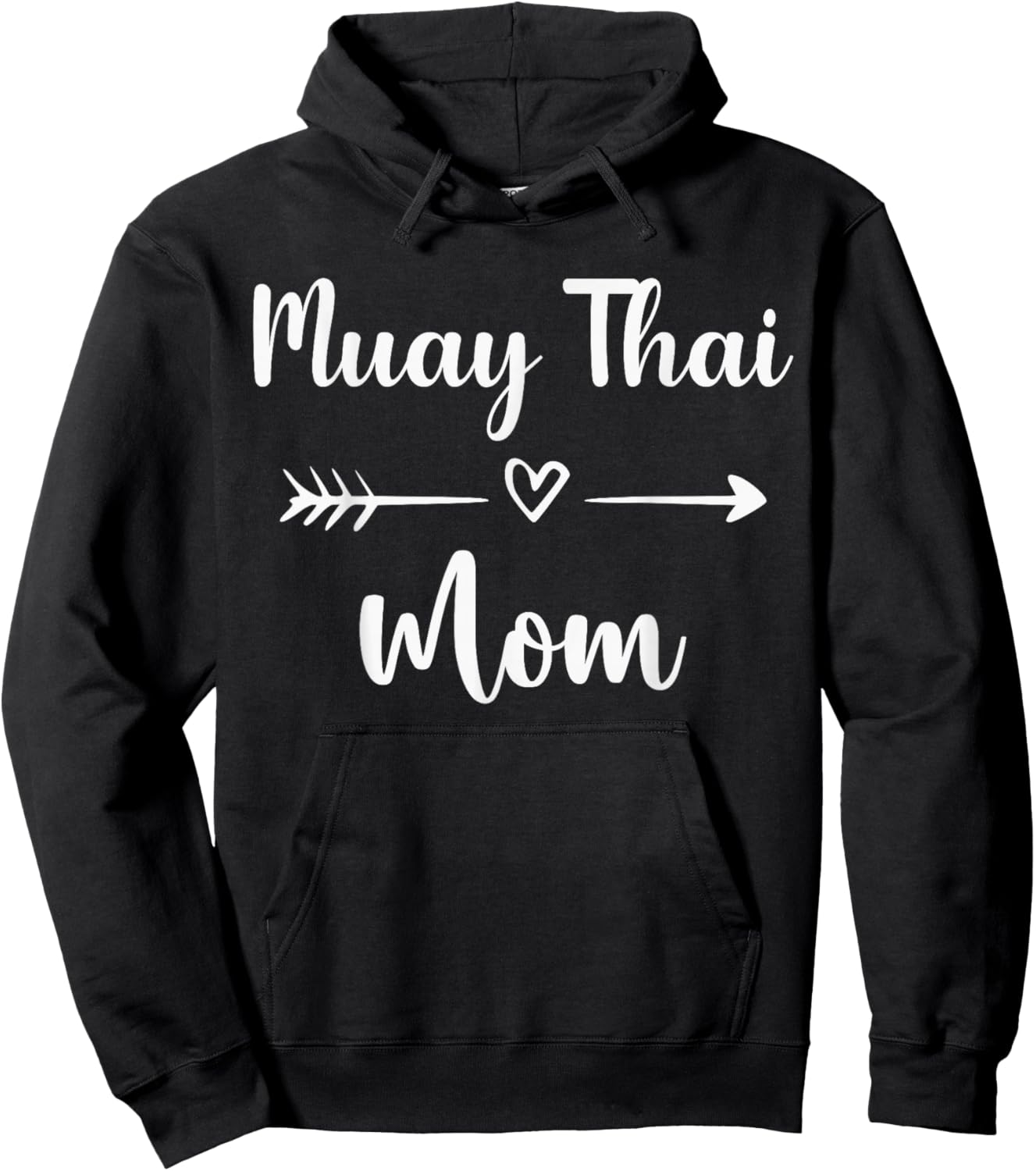Muay Thai Mom Woman Muay Thai Sport Lover Mothers Day Gift Hoodie - Hoodie | Black