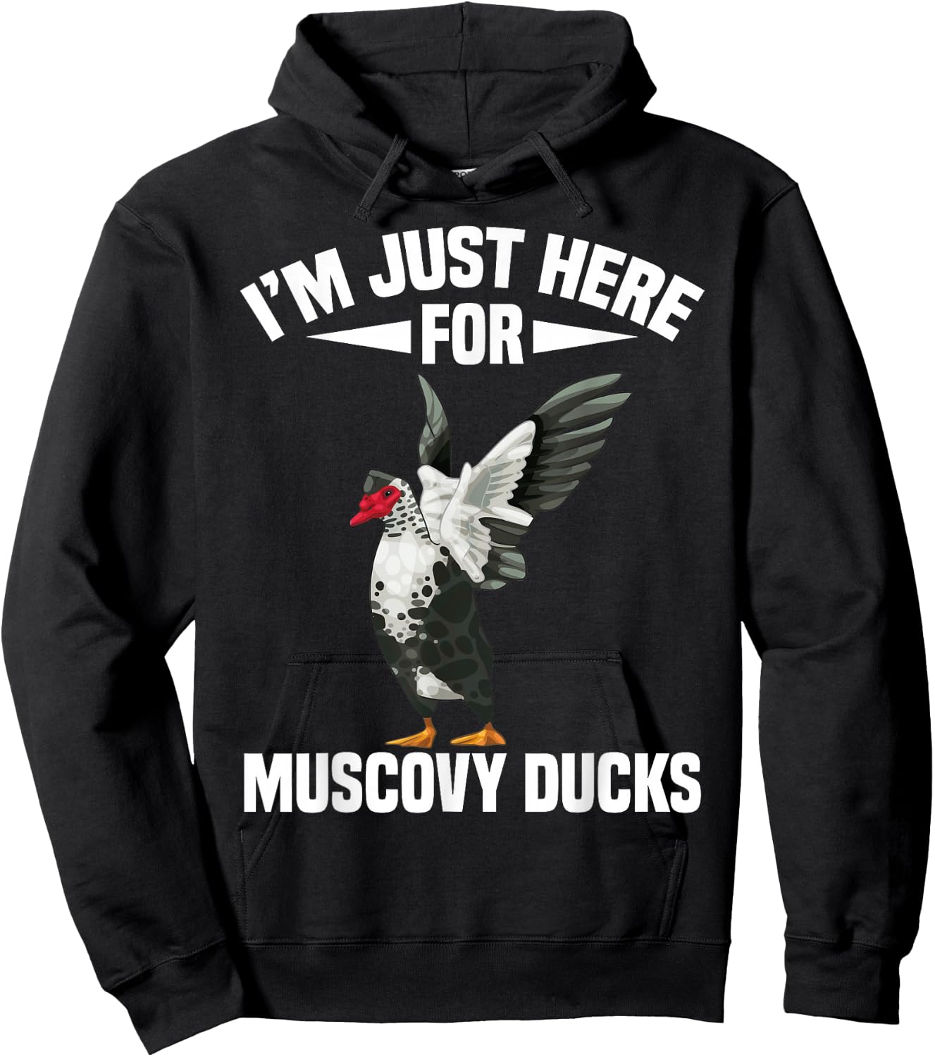 Muscovy Duck Owner Muscovy Duck Food Enclosure Muscovy Ducks Hoodie - Hoodie | Black