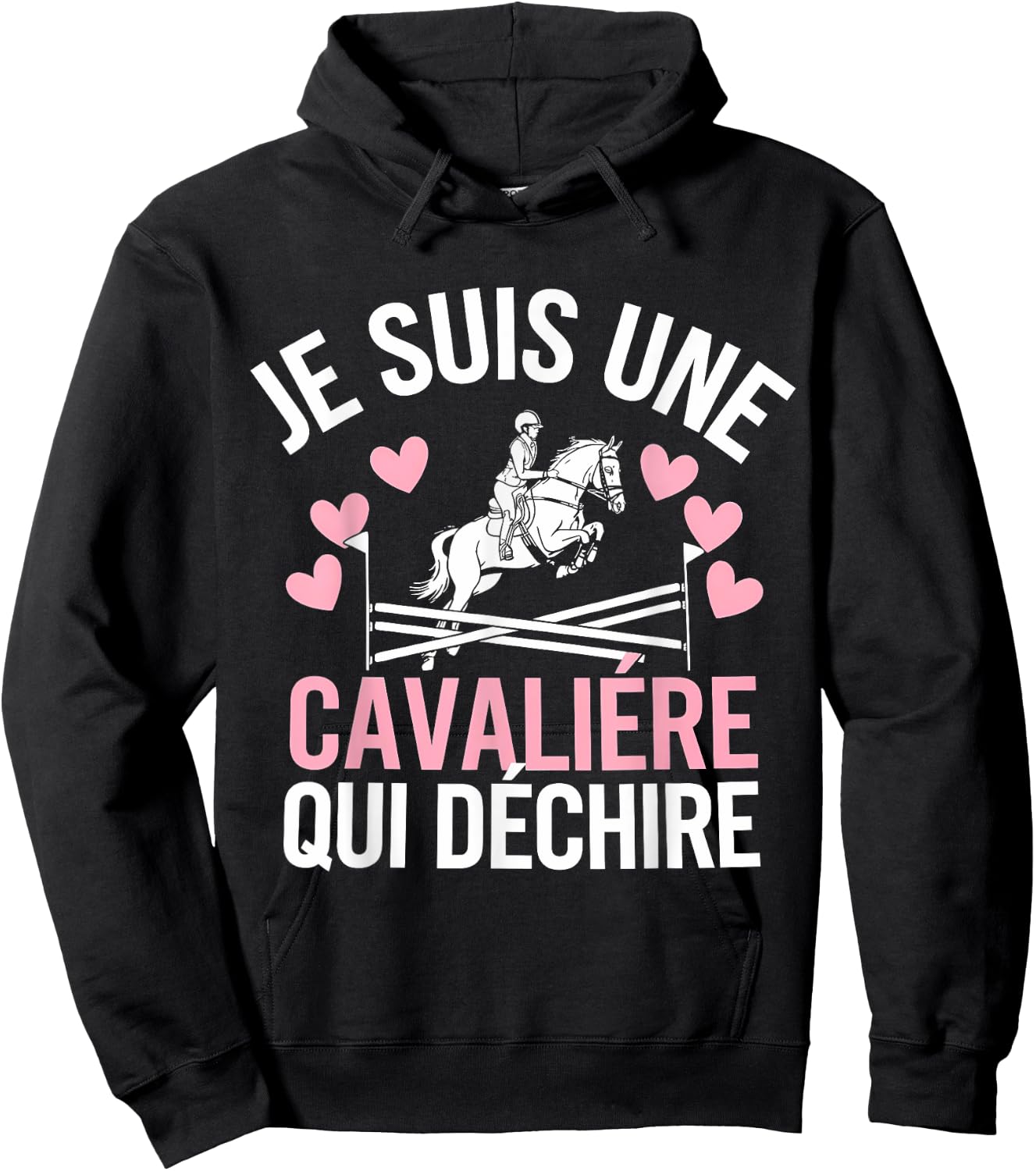 Je Suis Une Rider Who Tears , Black, S Hoodie - Hoodie | Black