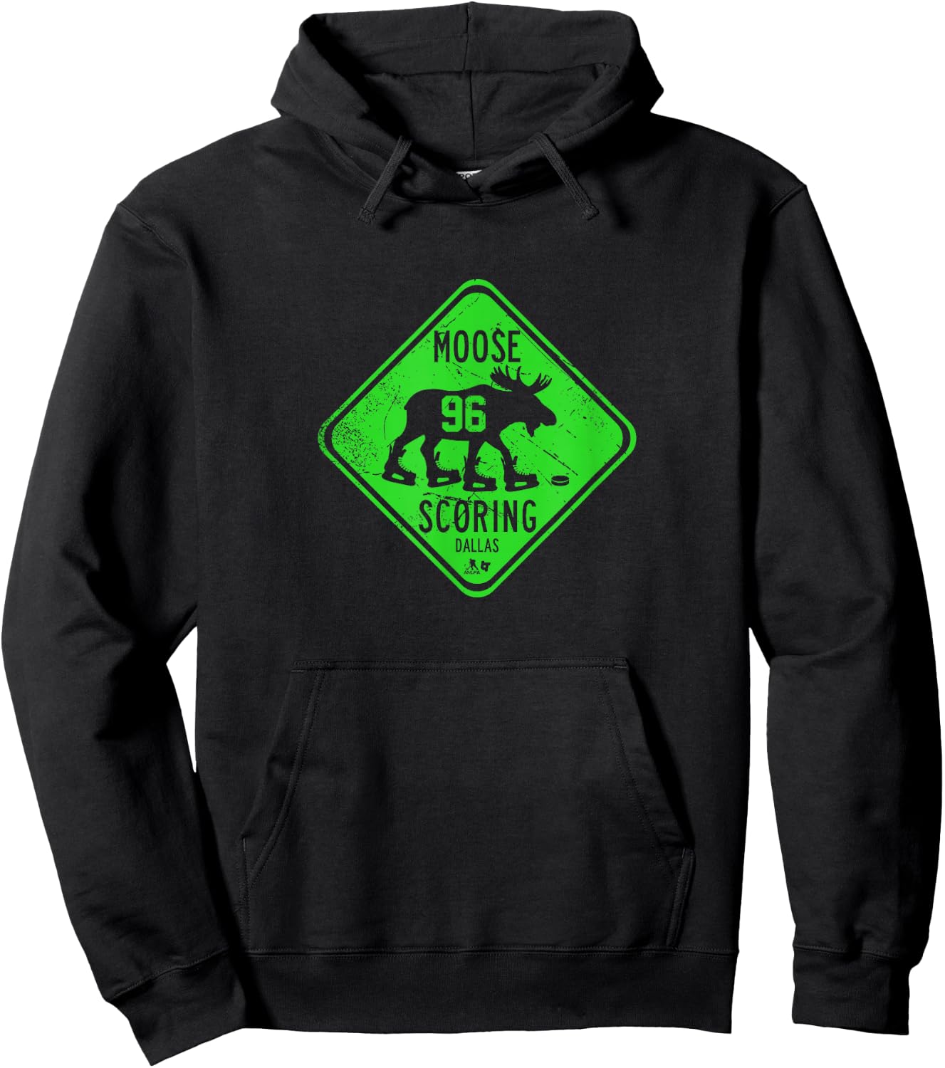 Mikko Rantanen: Moose Scoring Sign - Dallas Hockey Hoodie - Hoodie | Black