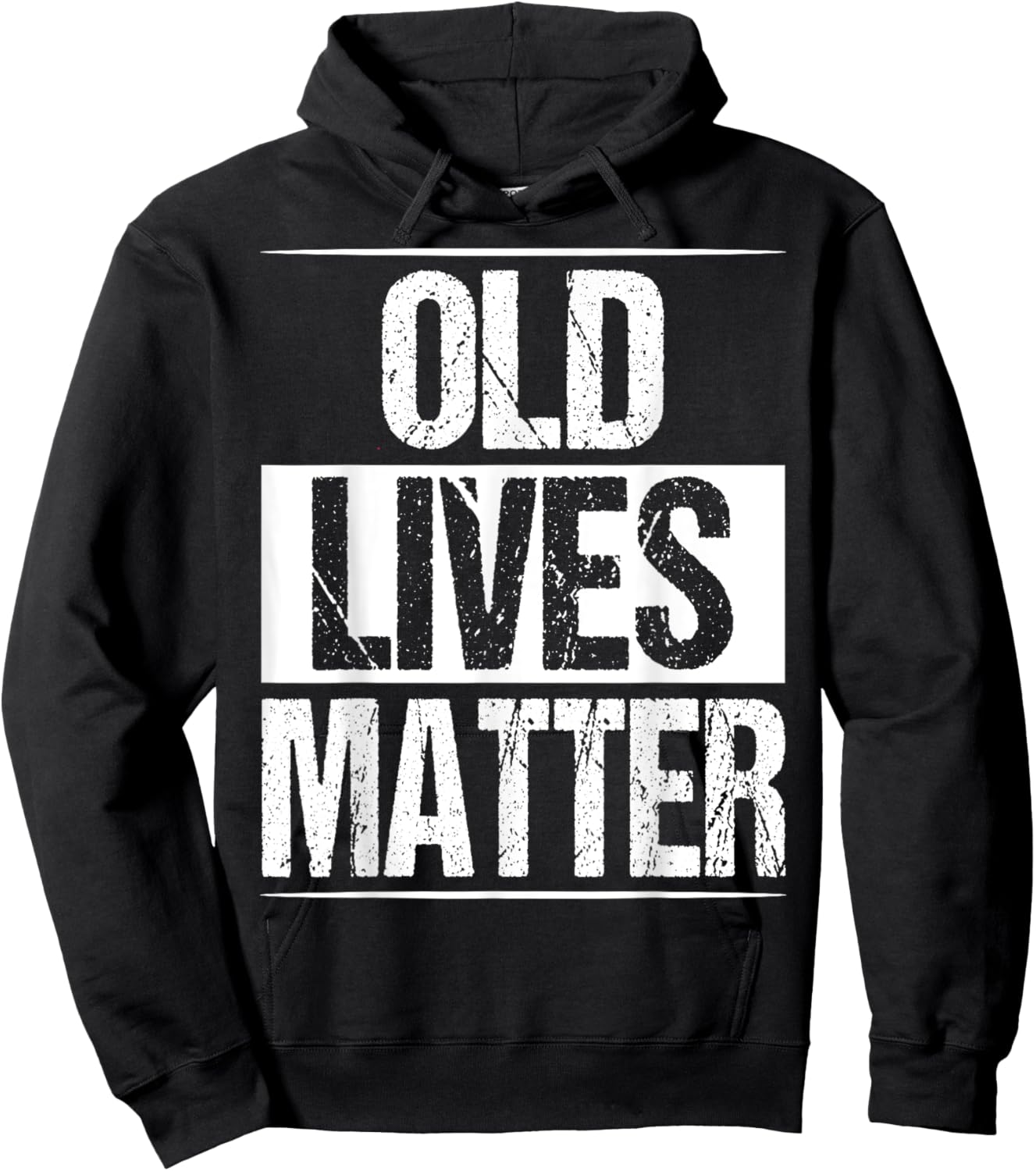 Old Lives Matter 40th 50th 60th Birthday Gifts Women Hoodie - Hoodie | Black