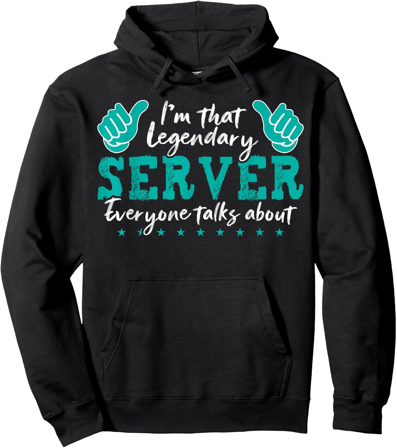 Legendary Server Funny Quote Hoodie - Hoodie | Black
