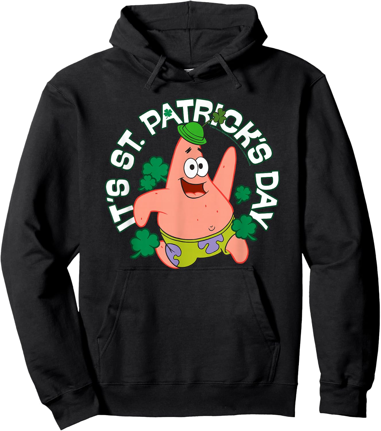 Spongebob Squarepants It's St. Patrick's Day Hoodie - Hoodie | Black