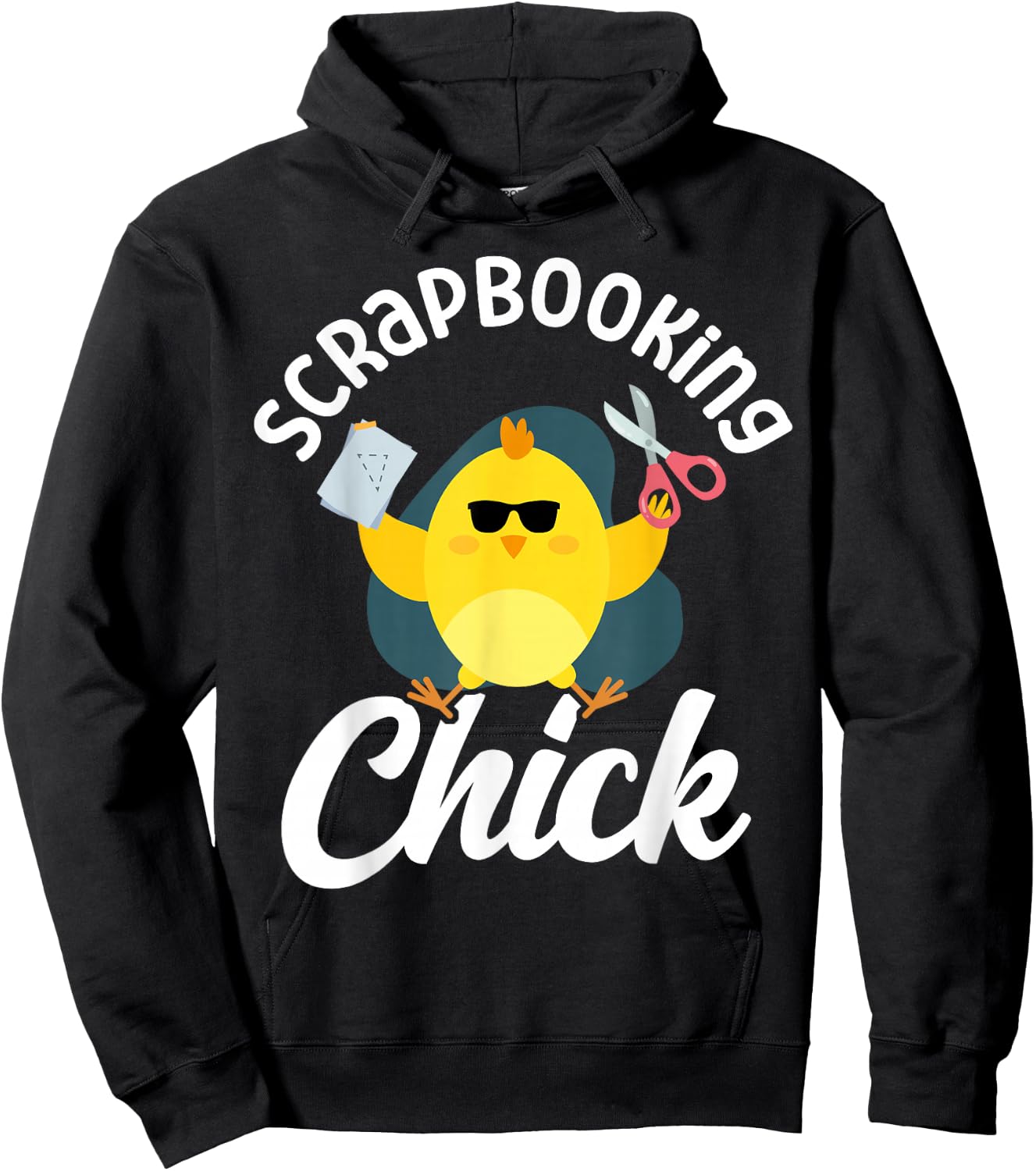 Scrapbooking Chicken Girl Scrapbooking Chick Hoodie - Hoodie | Black