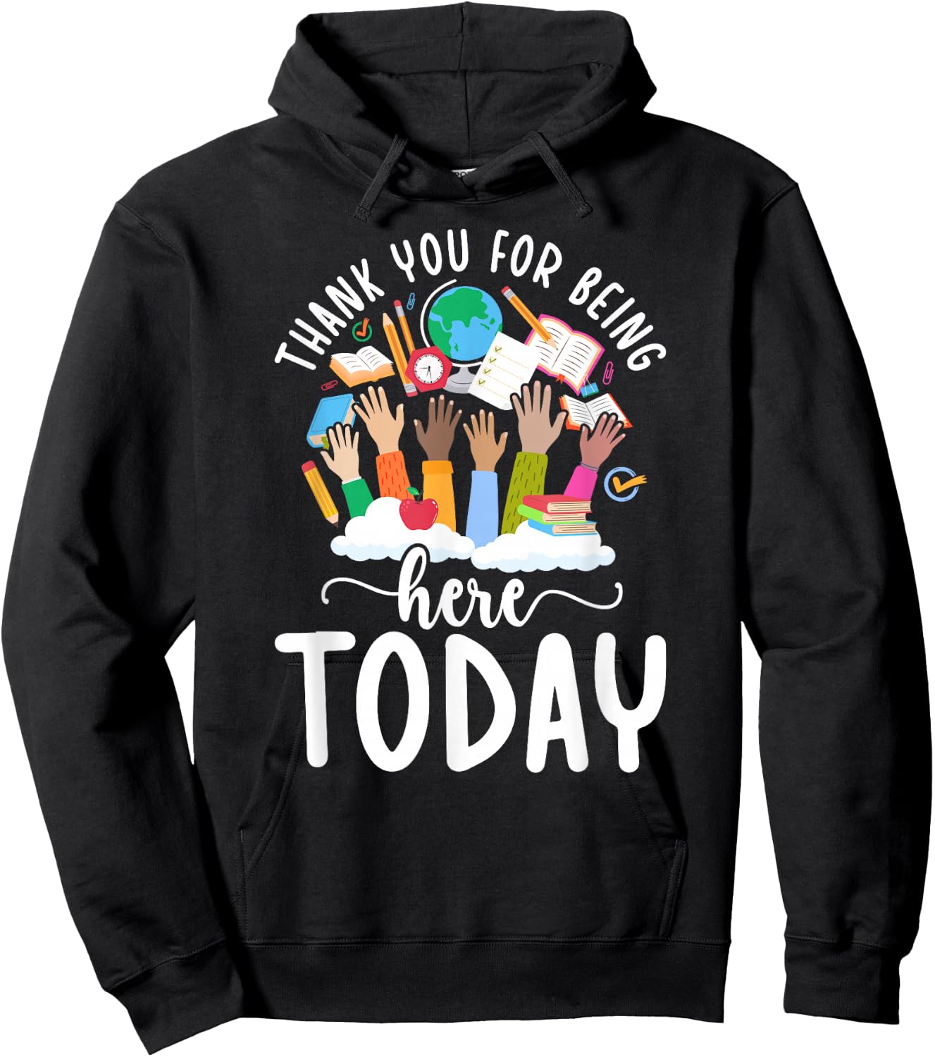 Funny Attendance Clerk School Attendance Secretary Hoodie - Hoodie | Black