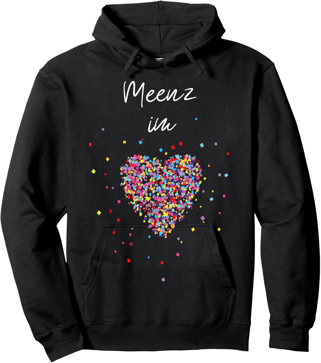 Meenz in Heart Carnival Fancy Dress 5th Season Fancy Dress Mainz, black, s Hoodie - Hoodie | Black