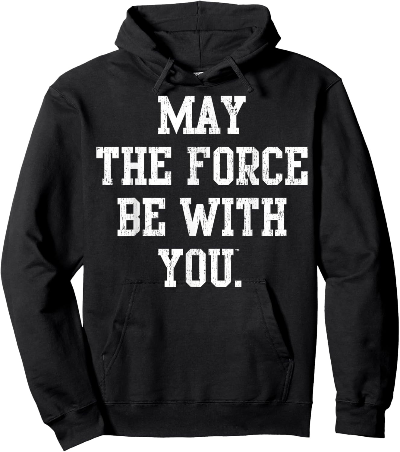 Star Wars May The Force Be With You Collegiate Hoodie - Hoodie | Black