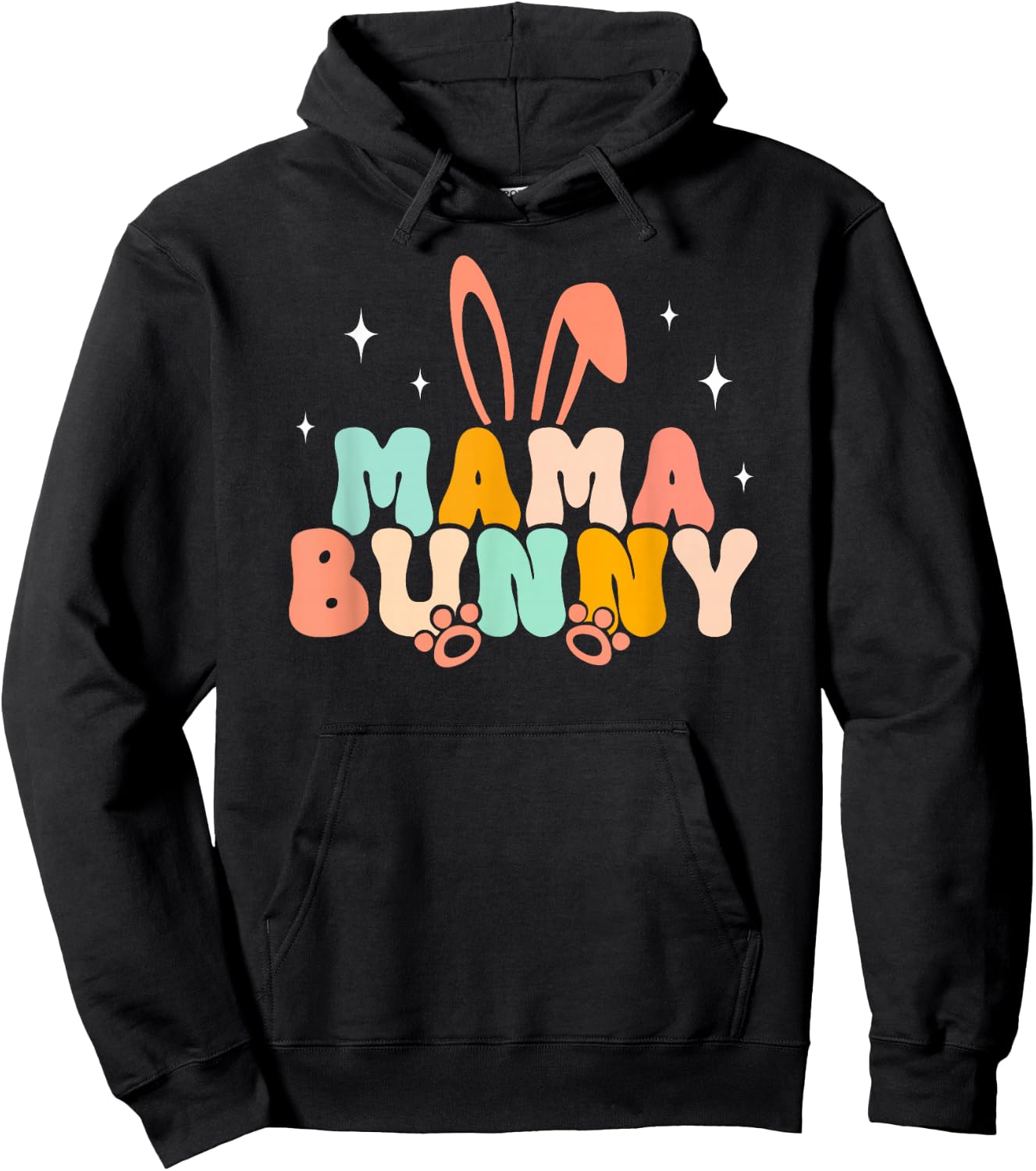 Mama Bunny Mom Rabbit Owner Bunny Mother Rabbit Mama Hoodie - Hoodie | Black