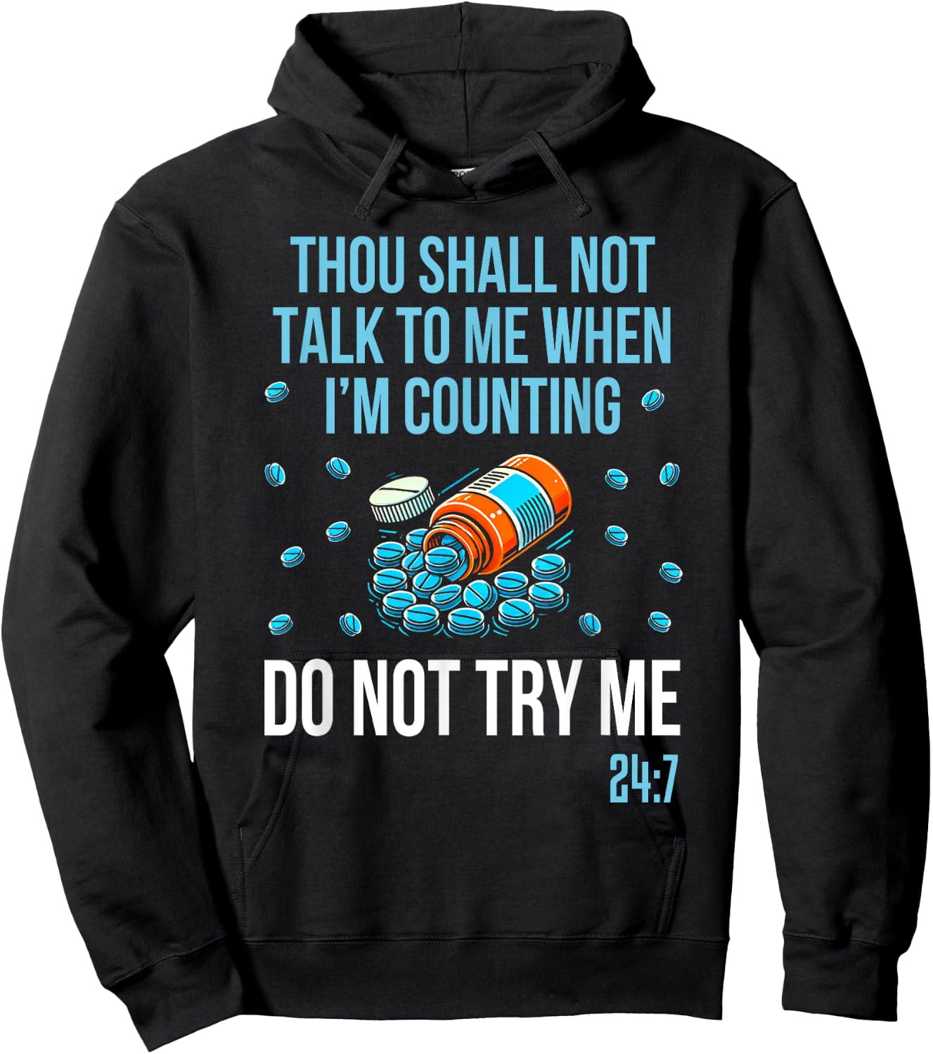 Pharmacist funny pharmacy tech Hoodie - Hoodie | Black