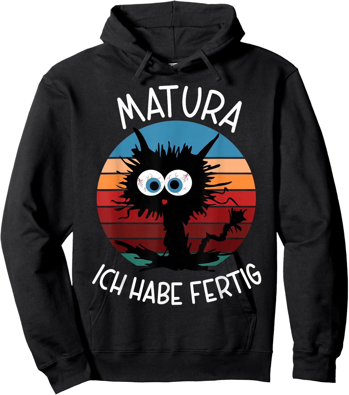 Matura Geschafft 2026 Bäm Matura Ich Habe Fertig Hoodie - Hoodie | Black