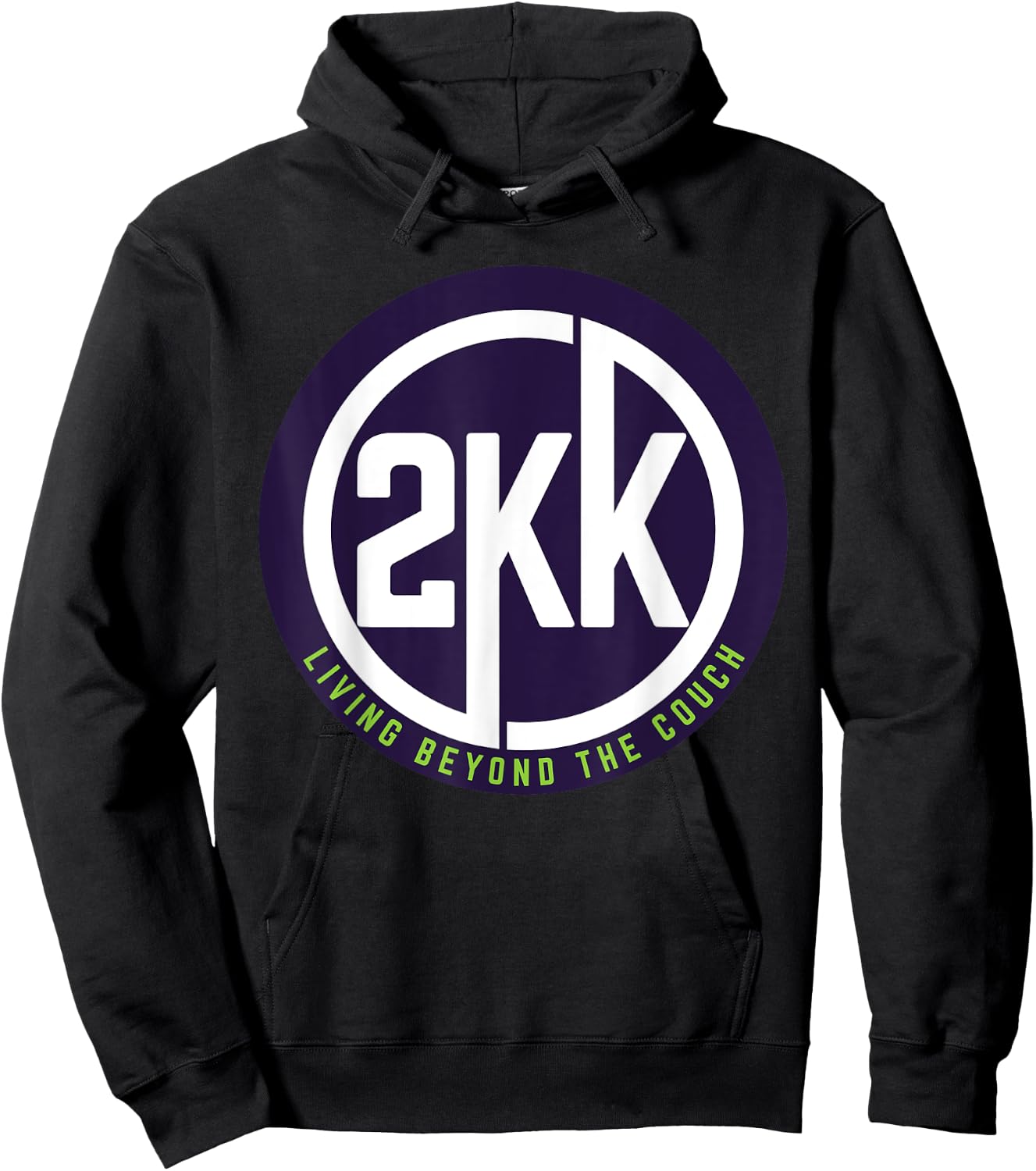 2KK logo 2024 design Hoodie - Hoodie | Black