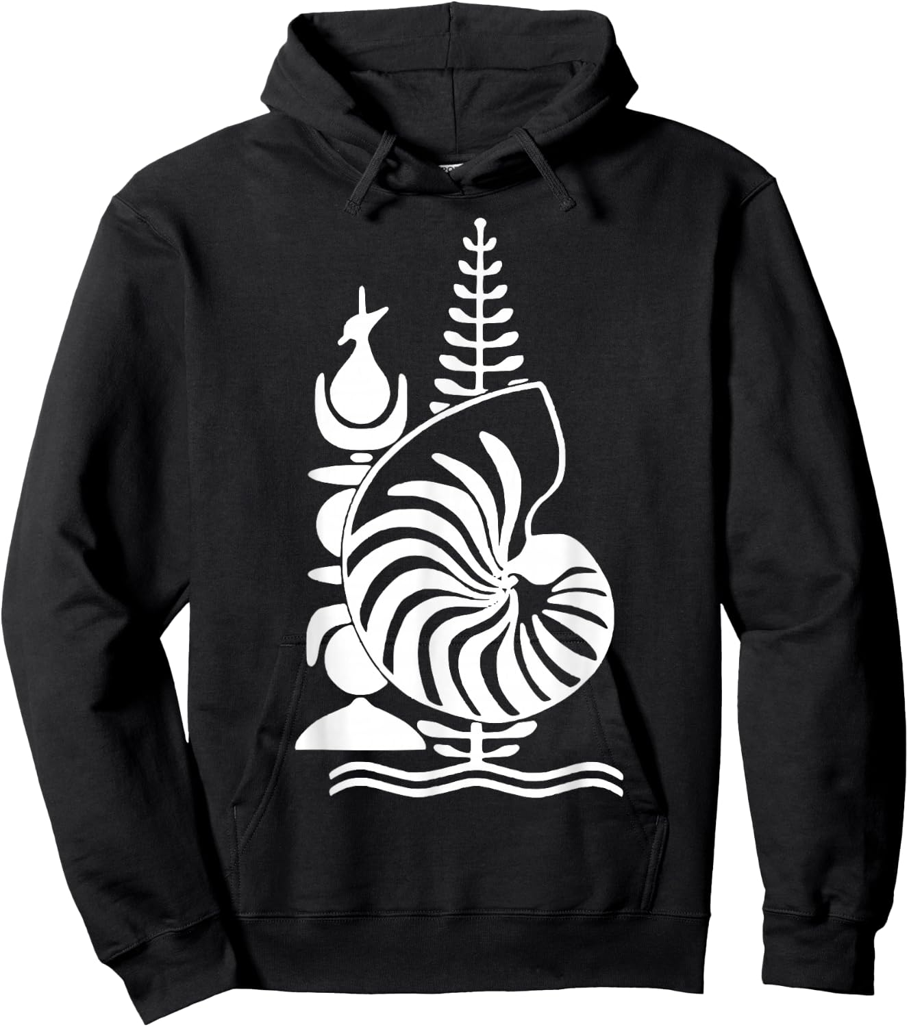 Kanak Emblem New Caledonia Gift, Black, S Hoodie - Hoodie | Black