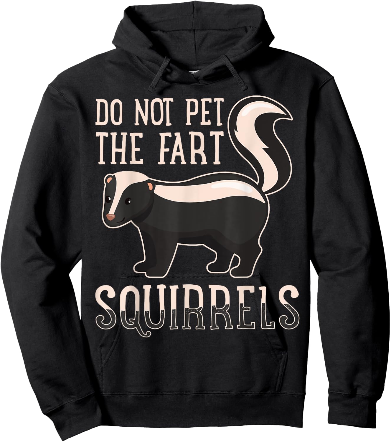 Do Not Pet the Fart Squirrels Forest Animal Lovers Hoodie - Hoodie | Black