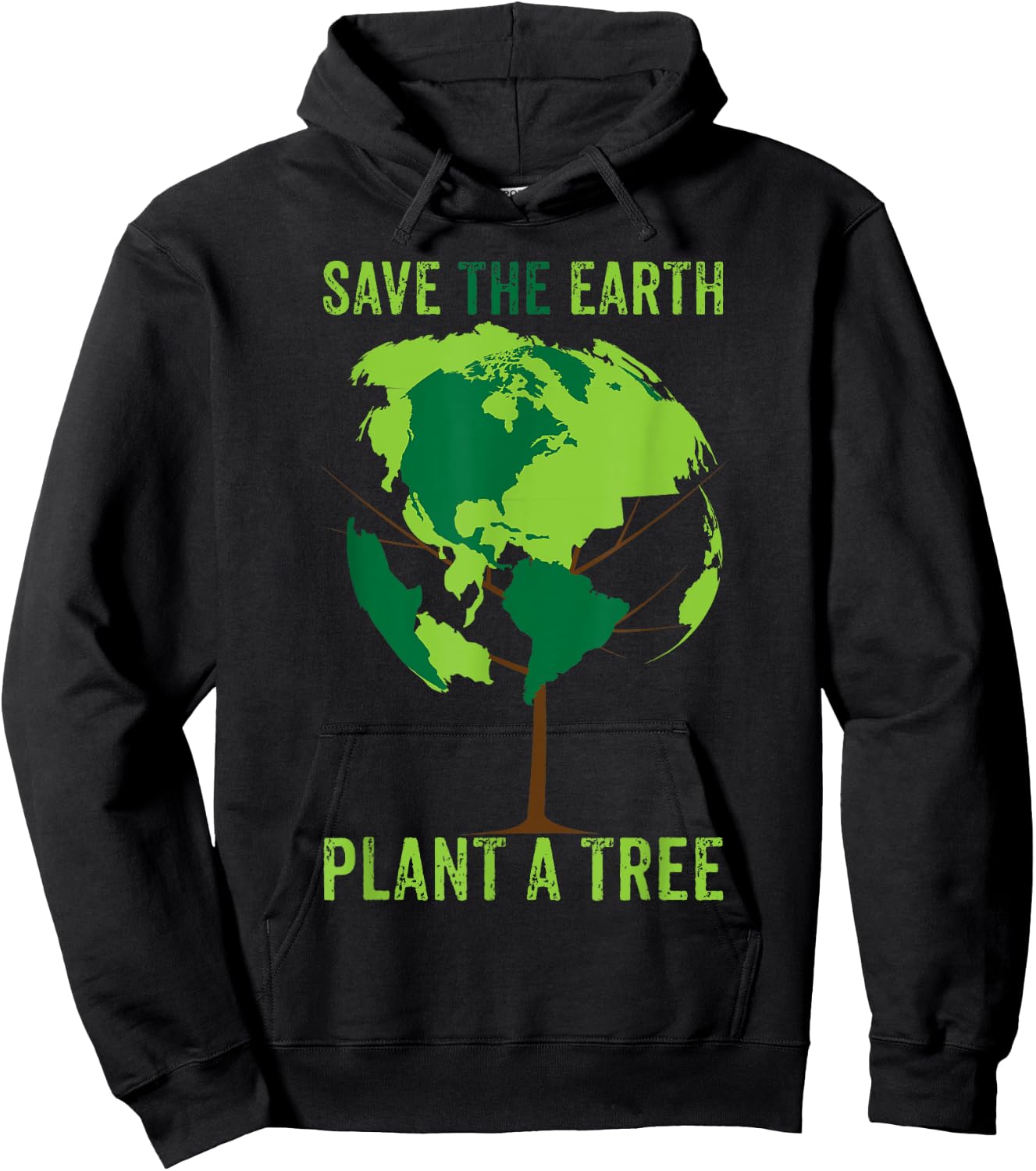 Save The Earth, Plant A Tree T Shirt Environment, World Hoodie - Hoodie | Black