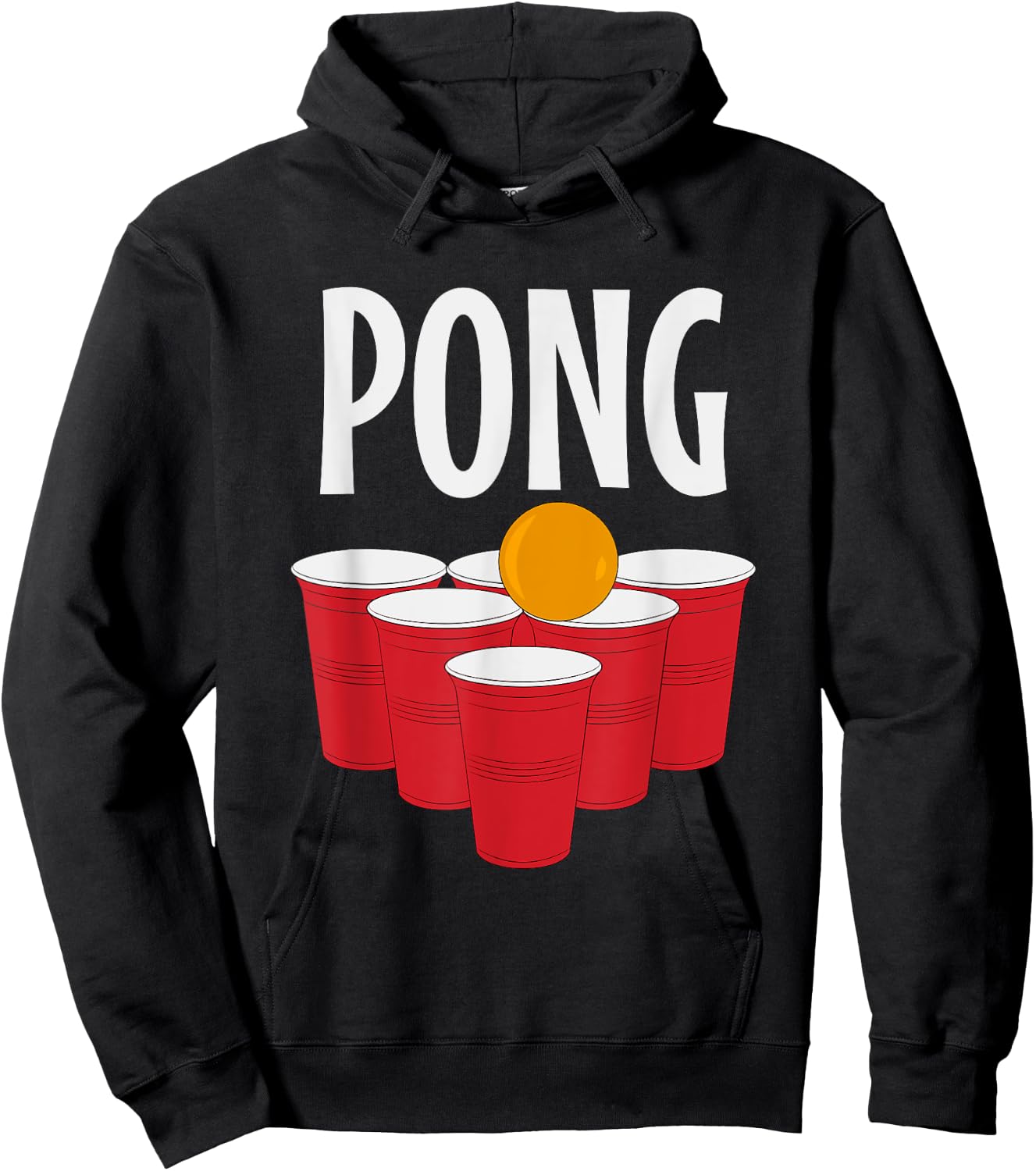 Funny Beer Pong drinking Halloween Carnival Partner Costume Hoodie - Hoodie | Black