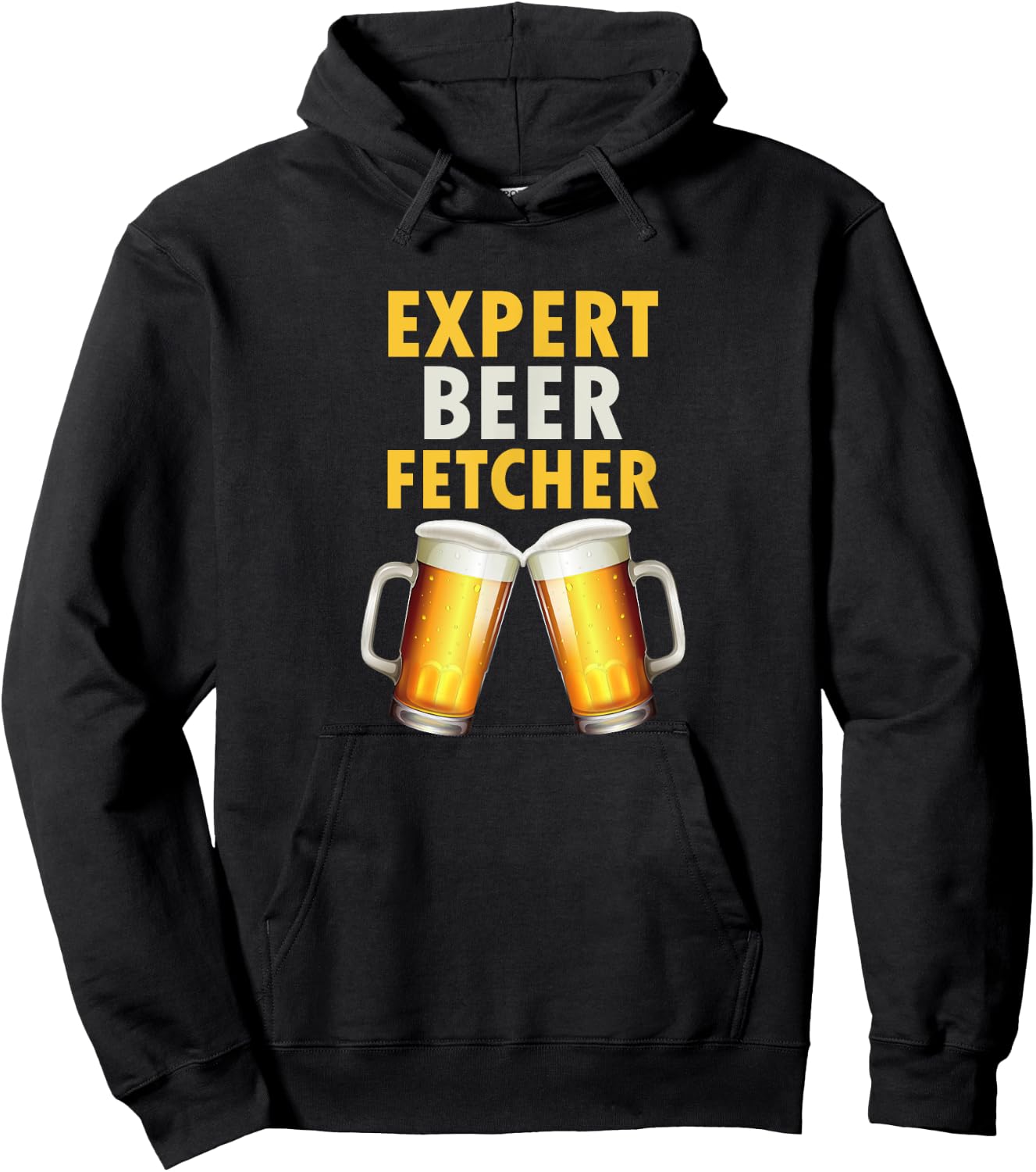 Expert Beer Fetcher Lazy Drunk Dad Microbrew Gag Gift Hoodie - Hoodie | Black