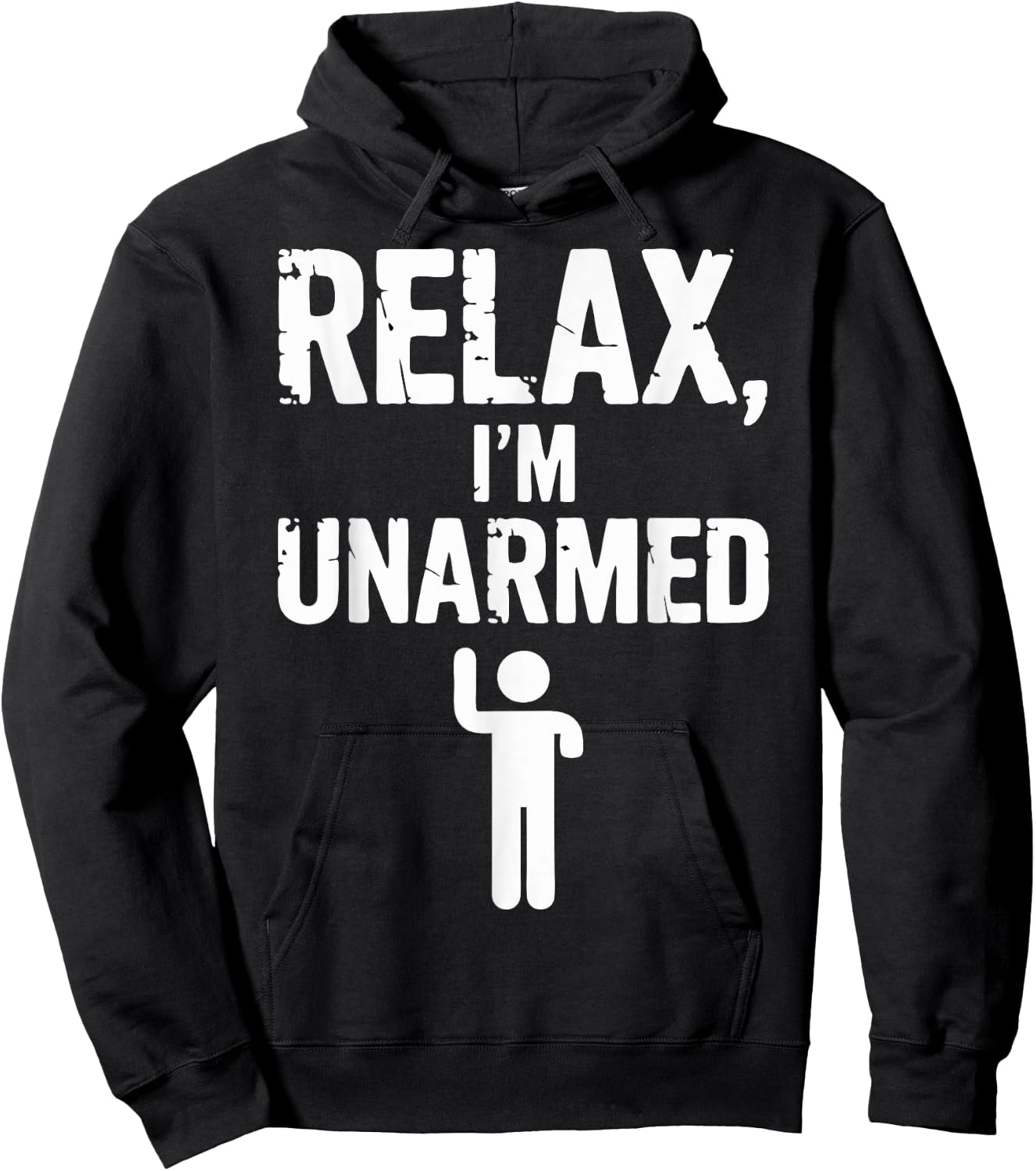 Relax I'm Unarmed Hoodie - Hoodie | Black