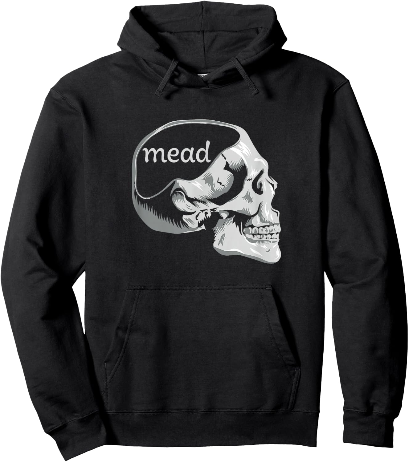 Mead On the Mind | Mead Making, Brewing Funny Graphic Hoodie - Hoodie | Black