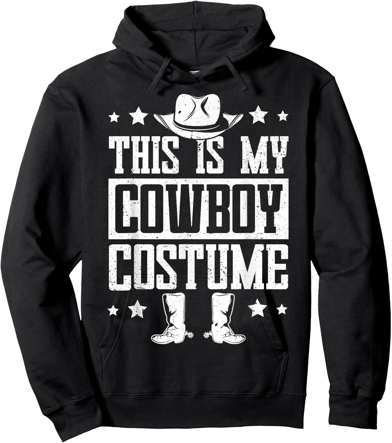 This is My Cowboy Costume Funny Lazy Country Western Hoodie - Hoodie | Black