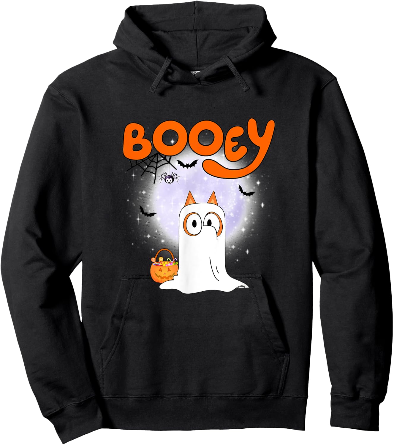 Spooky Season Funny Ghost Booey,Dog Halloween Pumpkin Women Hoodie - Hoodie | Black