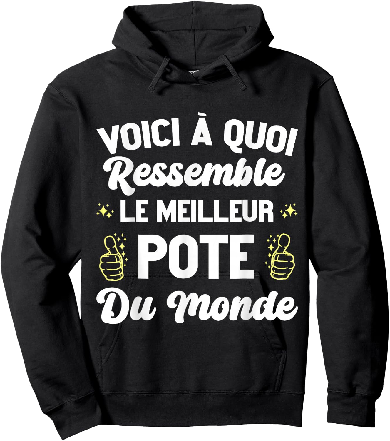 This Is What The World's Best Friend Looks Like , Black, S Hoodie - Hoodie | Black