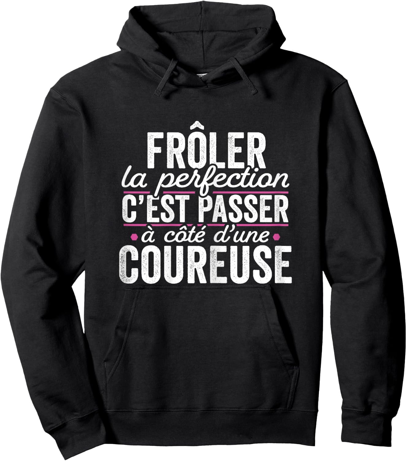 The Perfect Runner Woman Gift Humor Running Hoodie - Hoodie | Black
