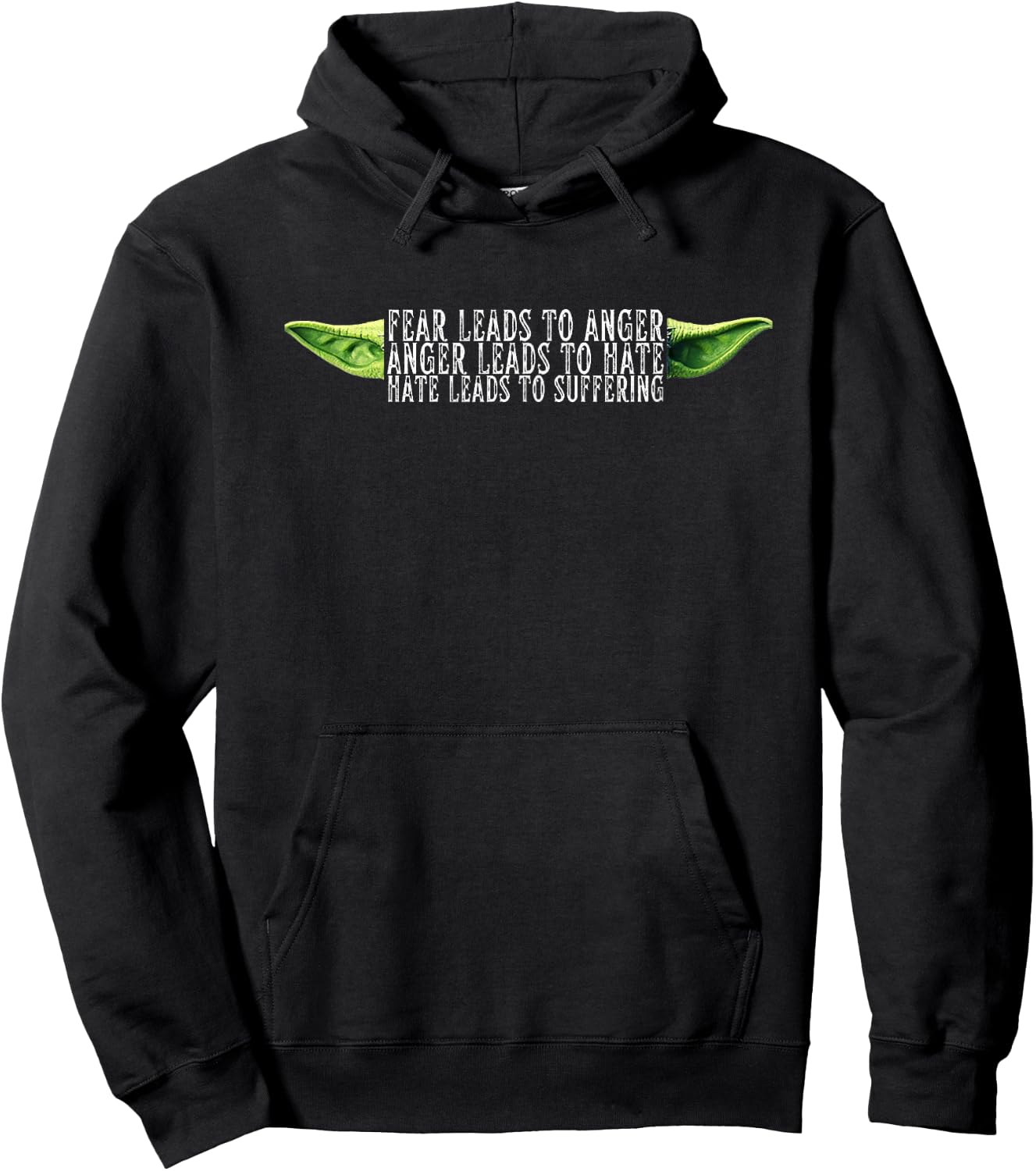 Fear Leads To Anger May The Fourth 70s 80s Classic TV Lovers Hoodie - Hoodie | Black