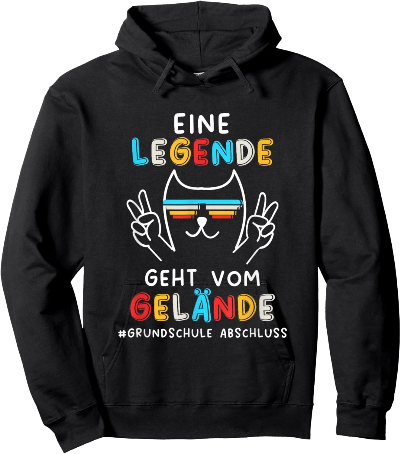 Grundschule Absolvent Abgänger Grundschule Abschluss 2026 Hoodie - Hoodie | Black