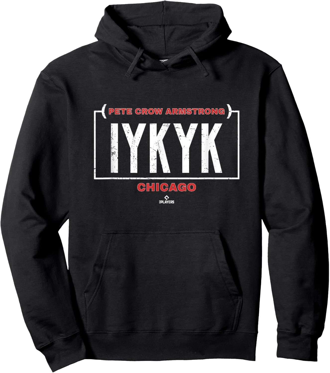IYKYK Pete Crow Armstrong Chicago Baseball MLBPA Hoodie - Hoodie | Black