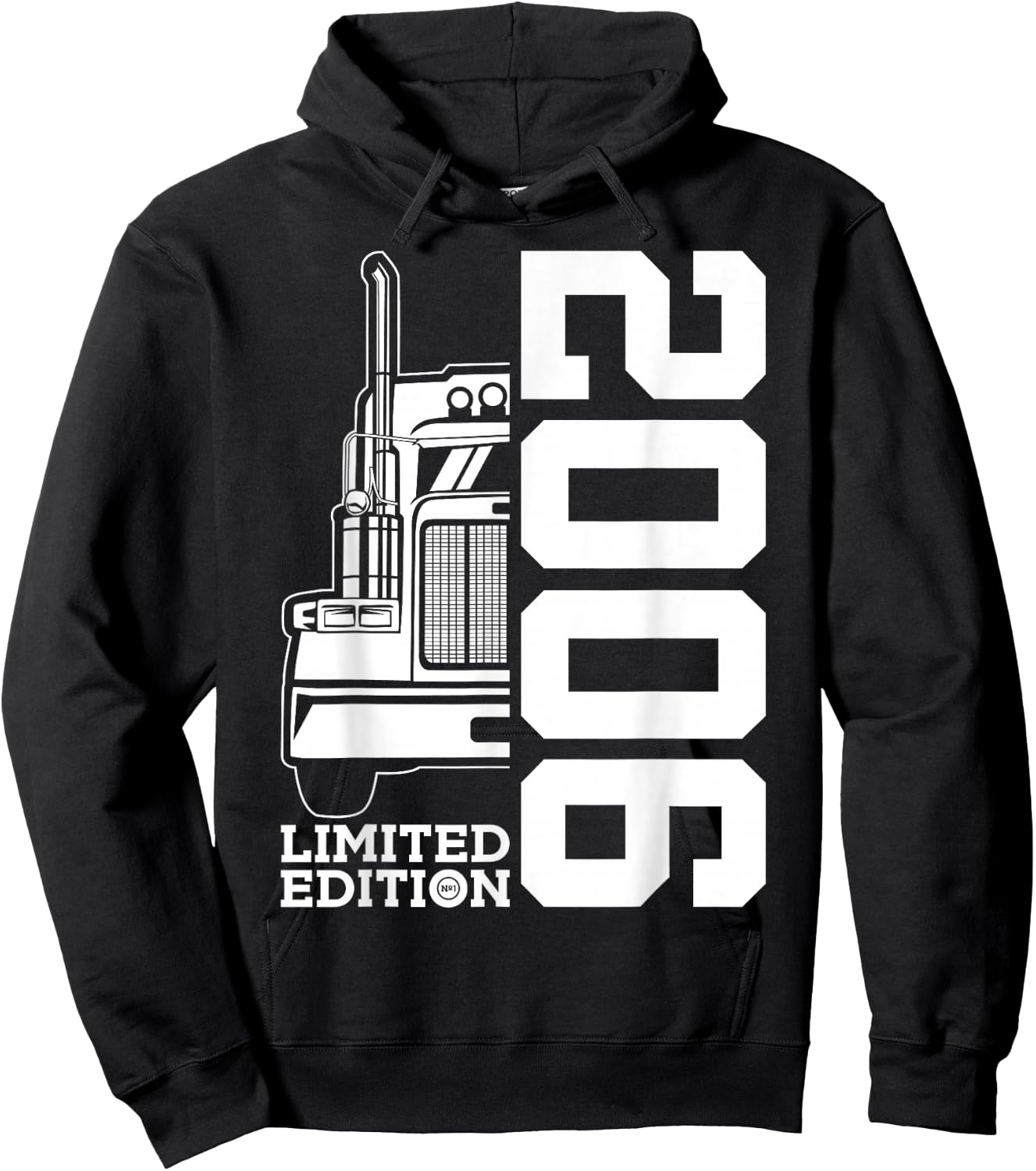 20 ANS Camion 2006 Conducteur 20e anniversaire Hoodie - Hoodie | Black