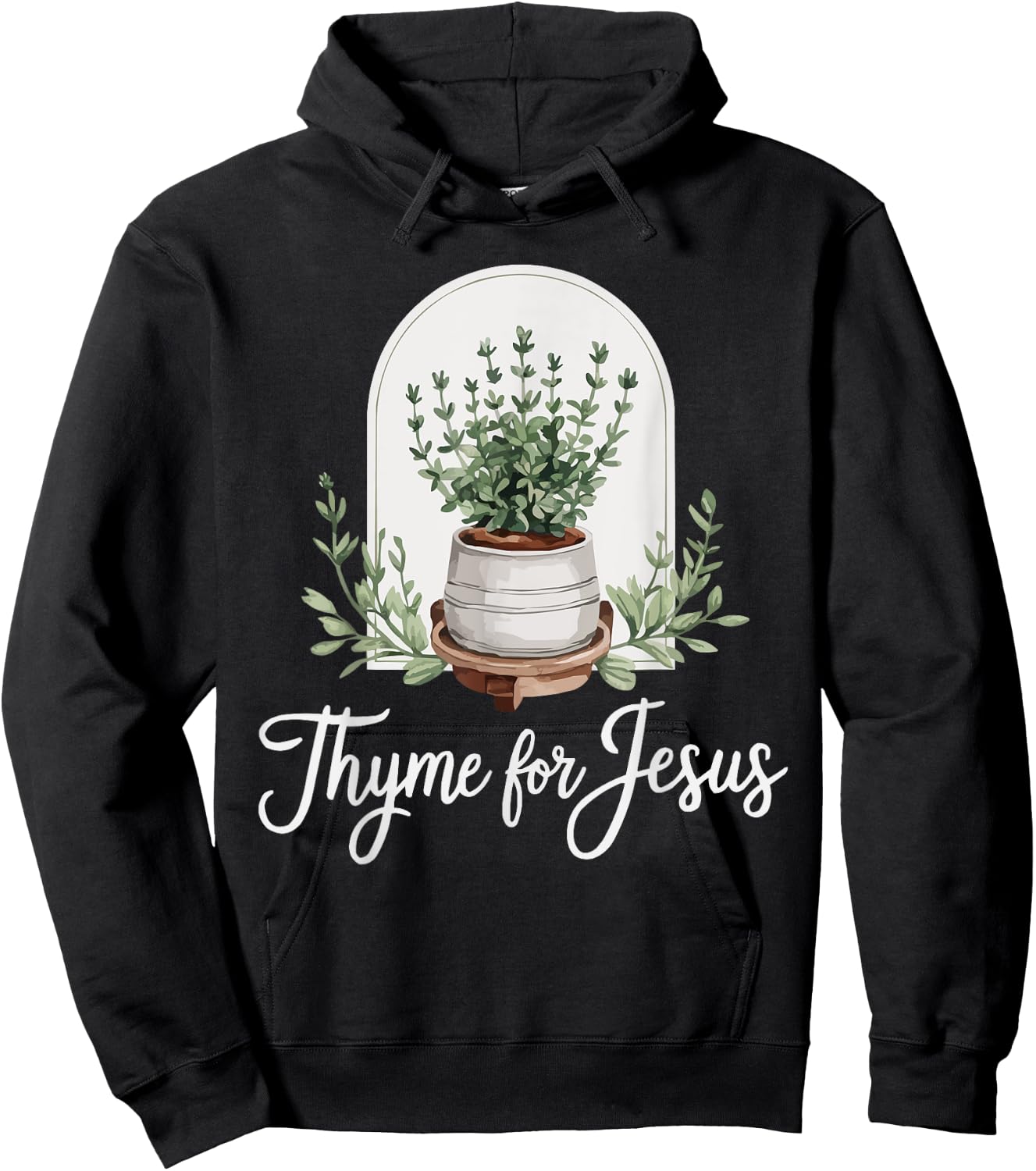 Gardening Jesus Christ Religion Christian Christianity Hoodie - Hoodie | Black
