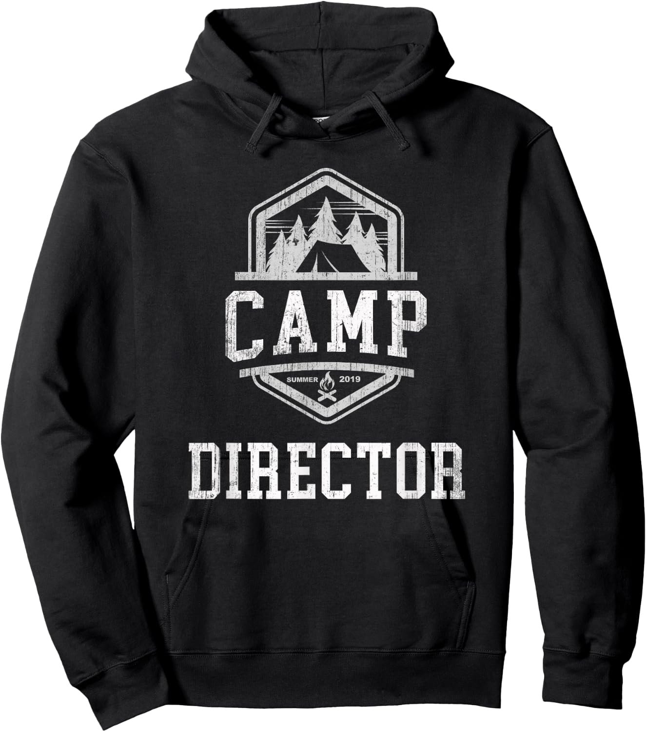 Summer CAMP DIRECTOR Campground Leader Family Campfire King Hoodie - Hoodie | Black