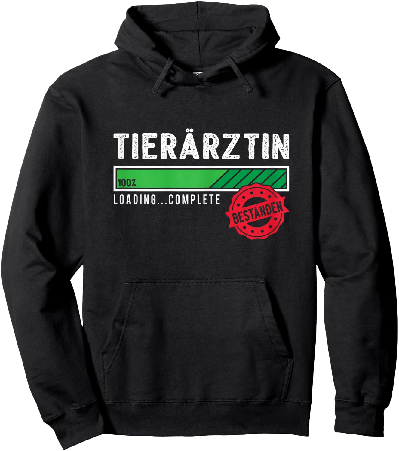 Tierärztin Ausbildung Prüfung Bestanden Hoodie - Hoodie | Black