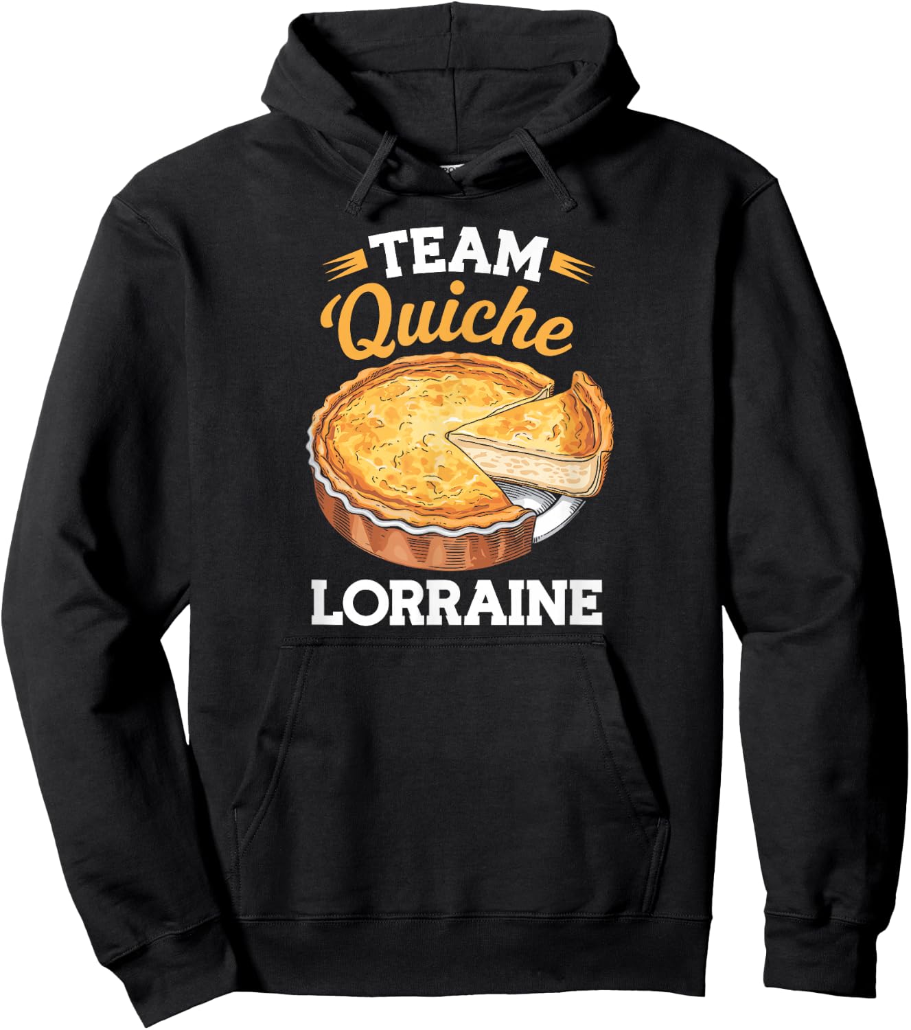 Team Quiche Lorraine , Black, S Hoodie - Hoodie | Black